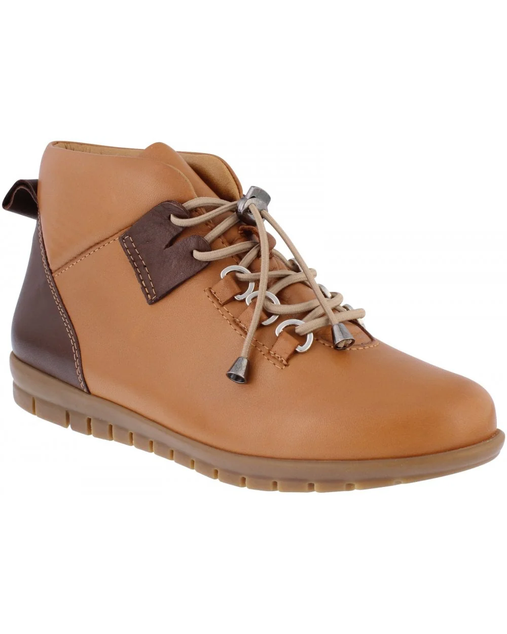 Bridget Ankle Boot - Tan/Chocolate - Image 3