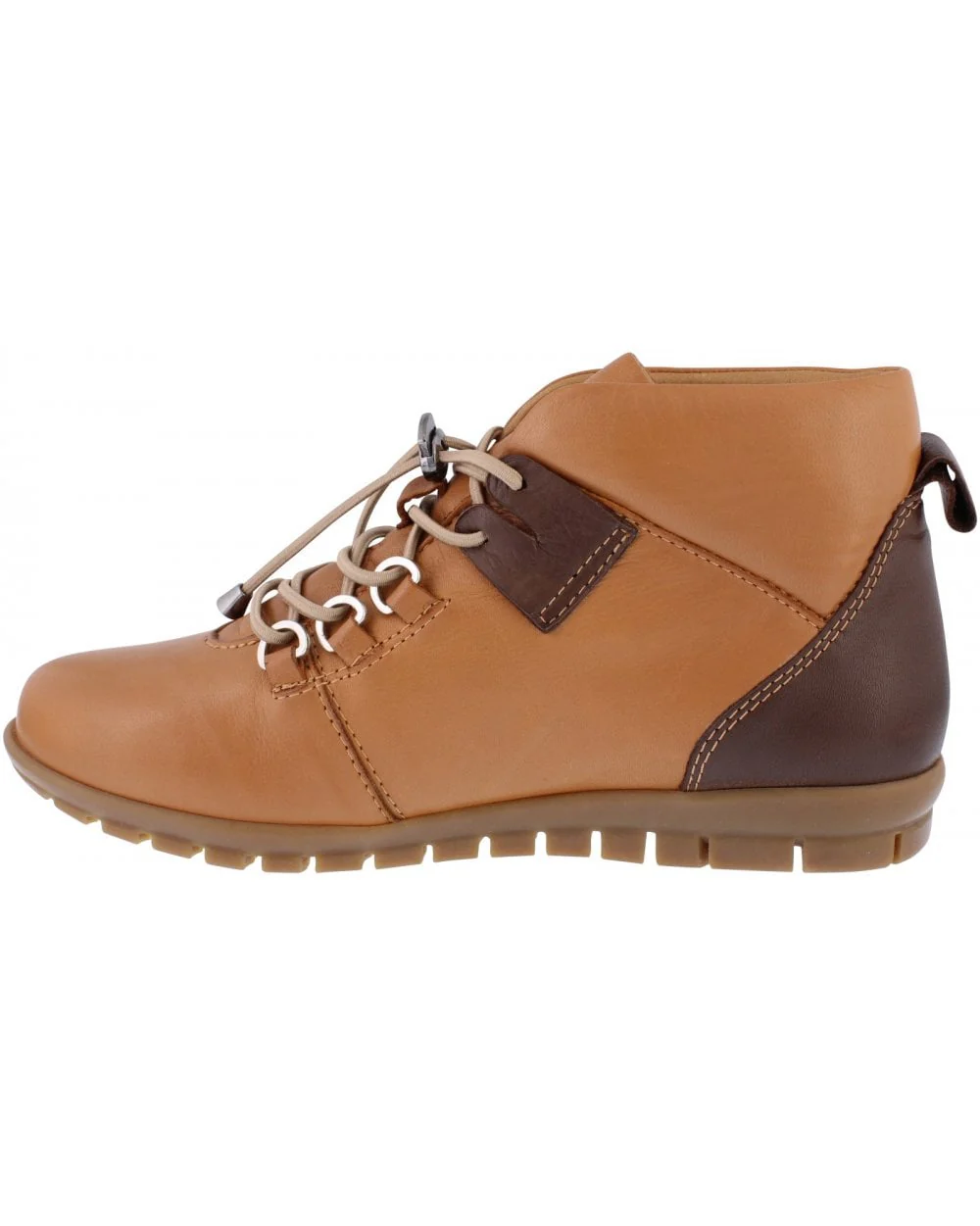Bridget Ankle Boot - Tan/Chocolate - Image 4