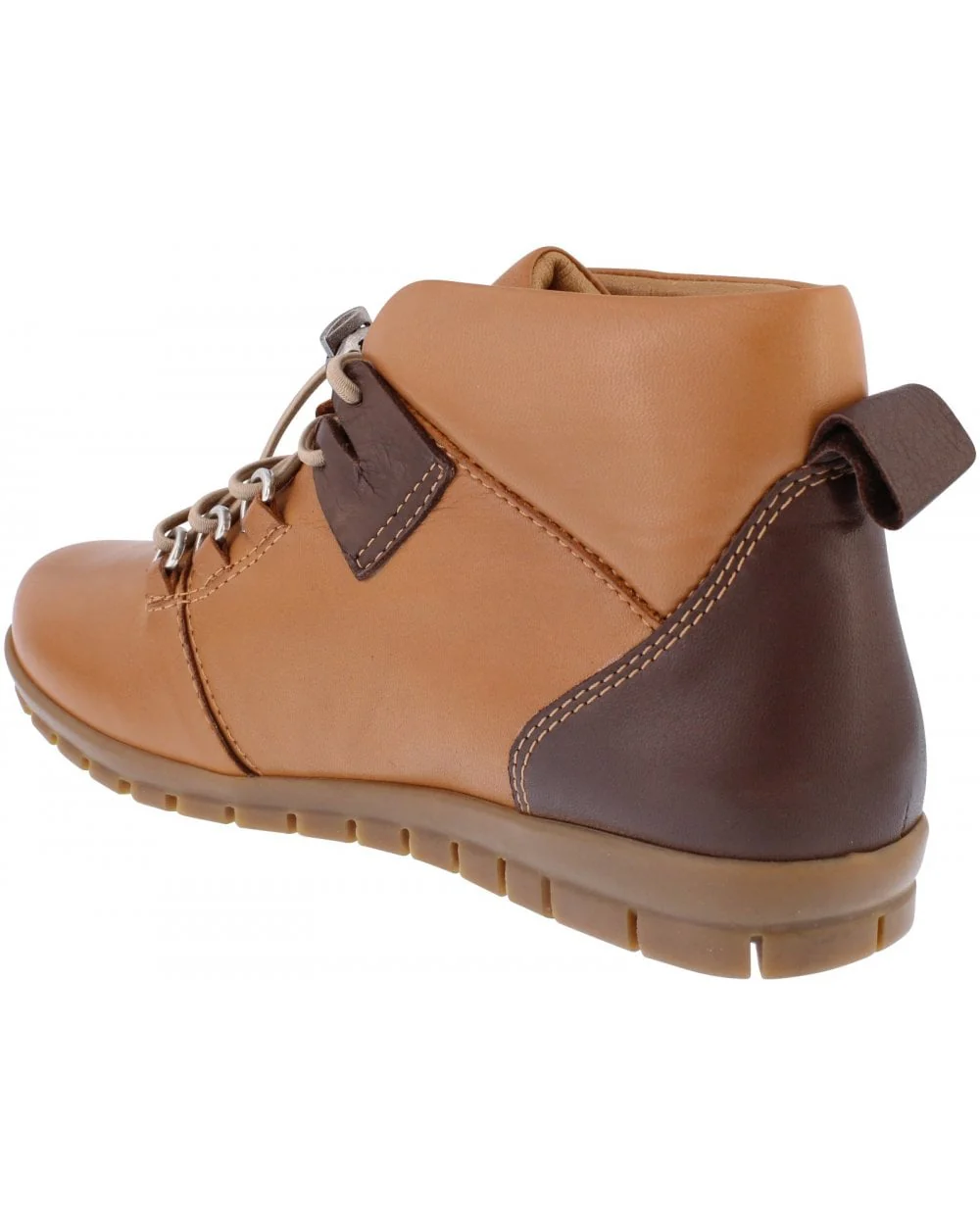 Bridget Ankle Boot - Tan/Chocolate - Image 5