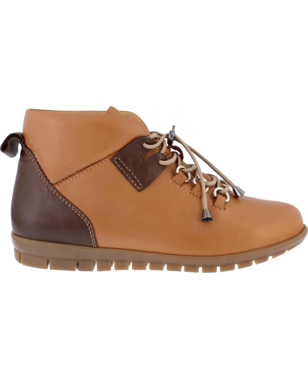 Bridget Ankle Boot - Tan/Chocolate - Image 6