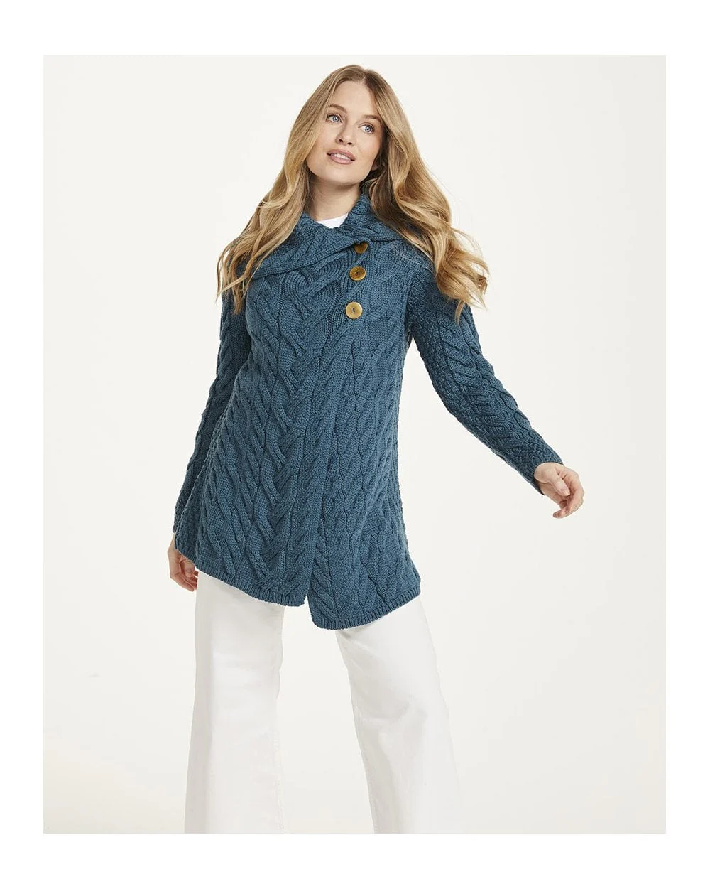 3 Buttoned Longline Cardigan - Image 11