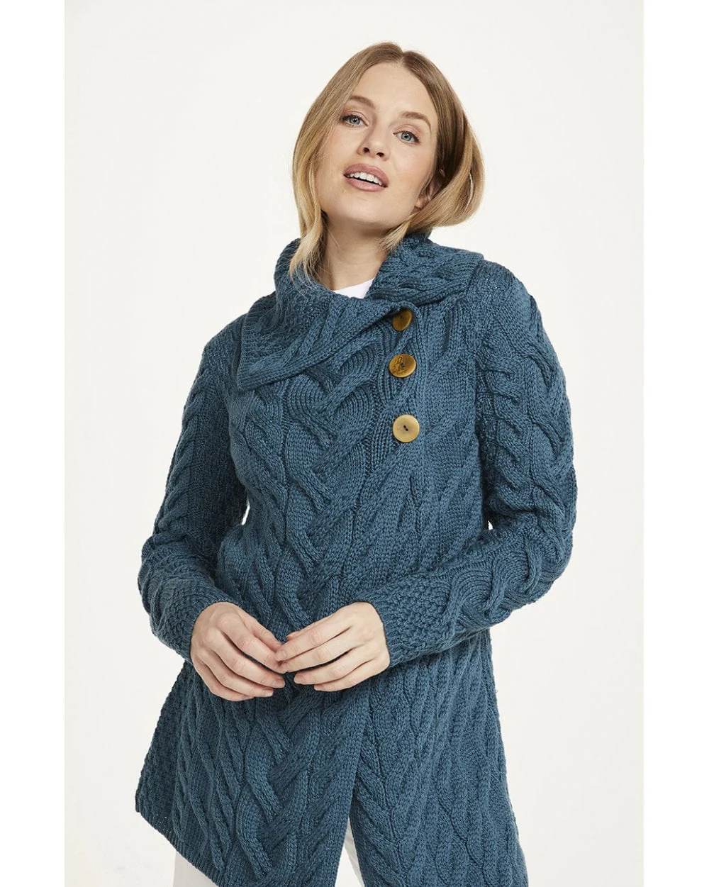 3 Buttoned Longline Cardigan - Image 12