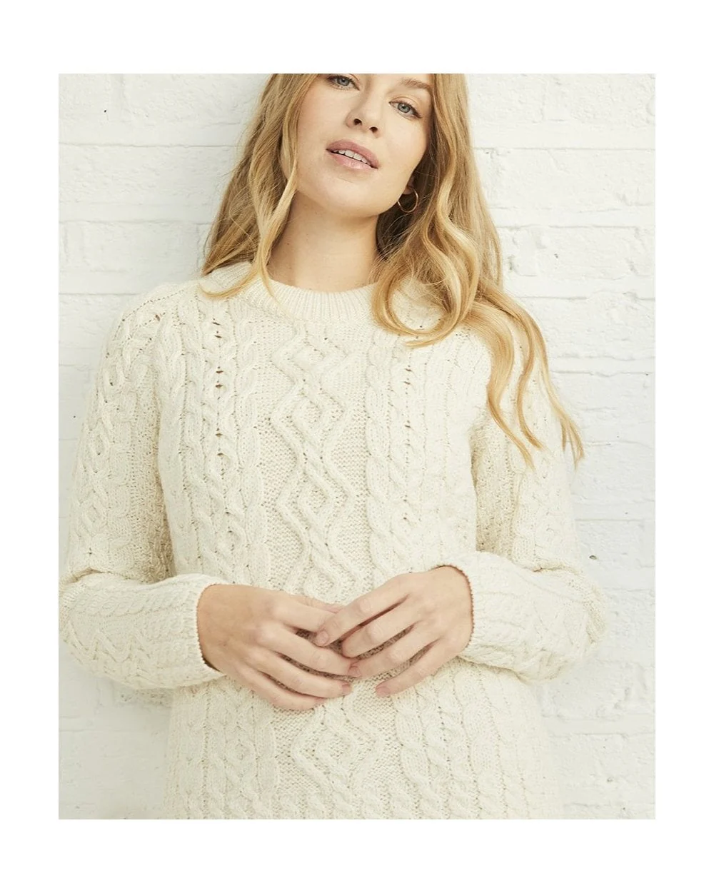 Aran Sweater with Raglan Sleeve - Image 3