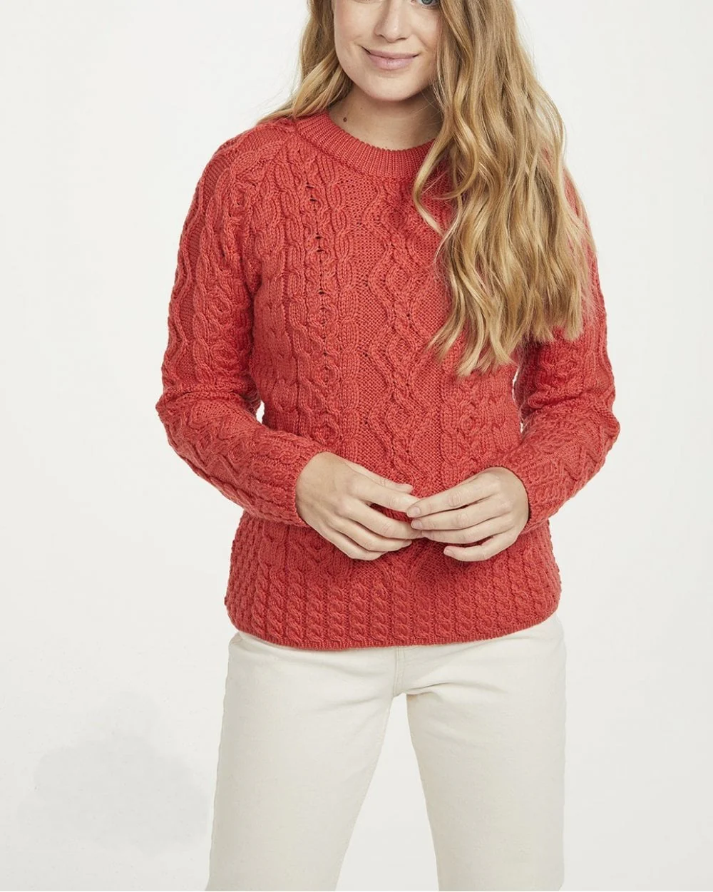Aran Sweater with Raglan Sleeve - Image 4