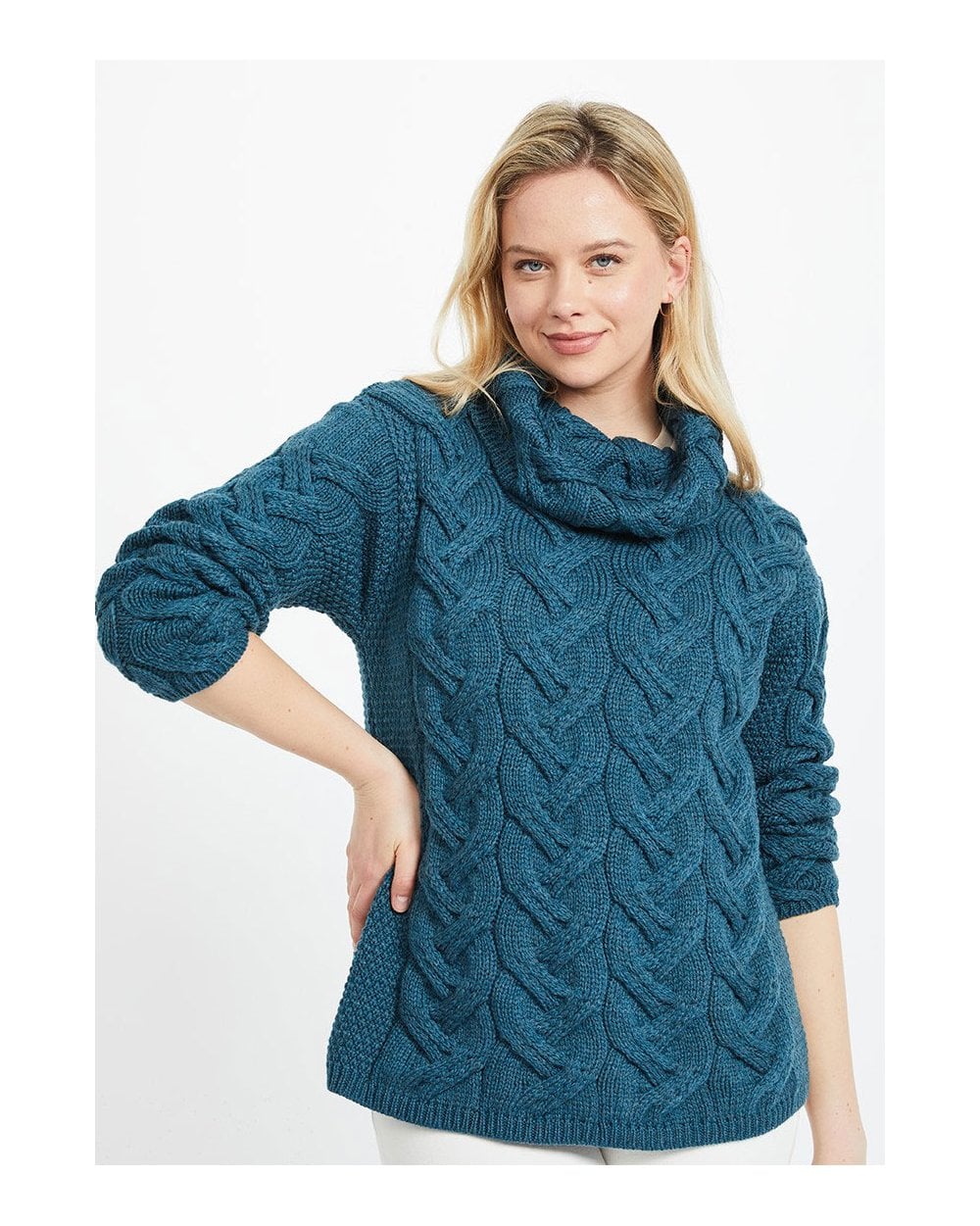 Kinsale Cable Aran Sweater - Image 3