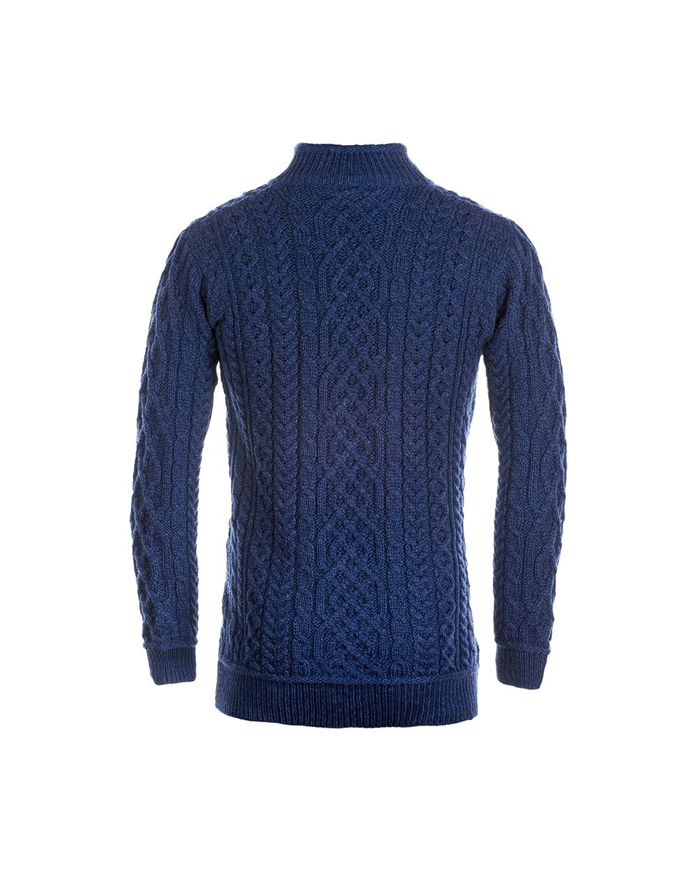 Lackaun Men's 1/4 Zip Aran Sweater - Image 4
