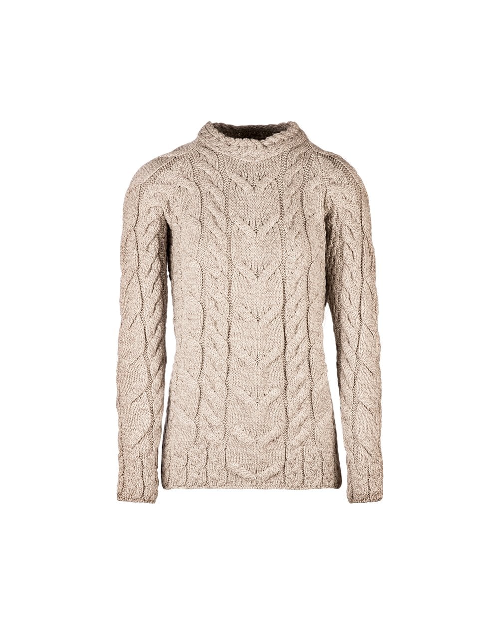 Listowel Ladies Aran Cabled Sweater - Image 6