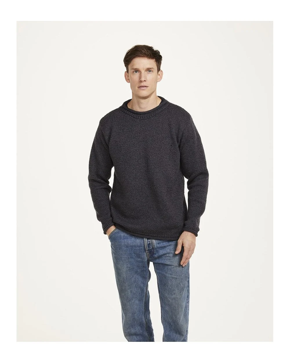 Merino Roll Neck Sweater - Image 11