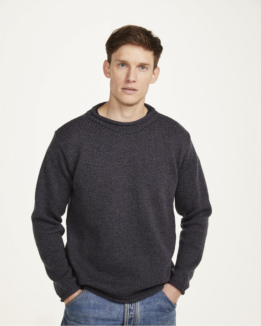 Merino Roll Neck Sweater - Image 4