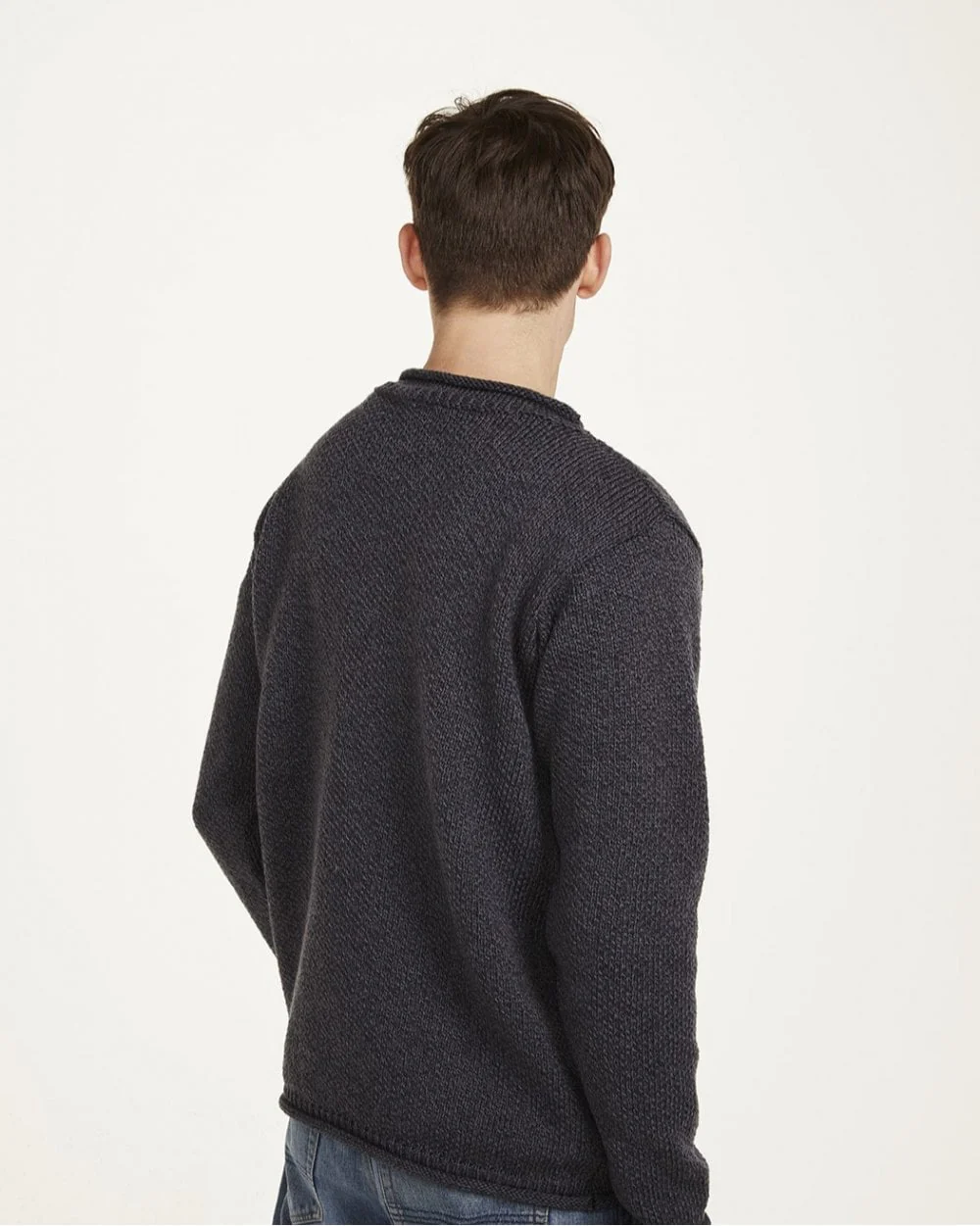 Merino Roll Neck Sweater - Image 8
