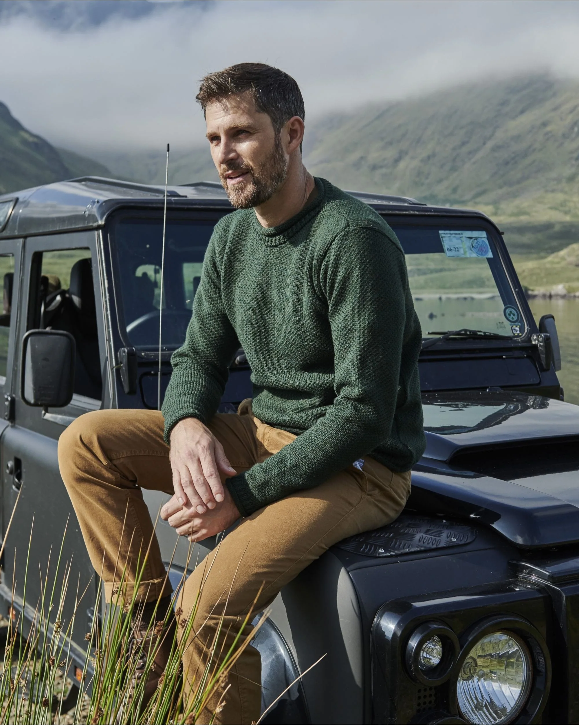 Merino Roll Neck Sweater - Image 9