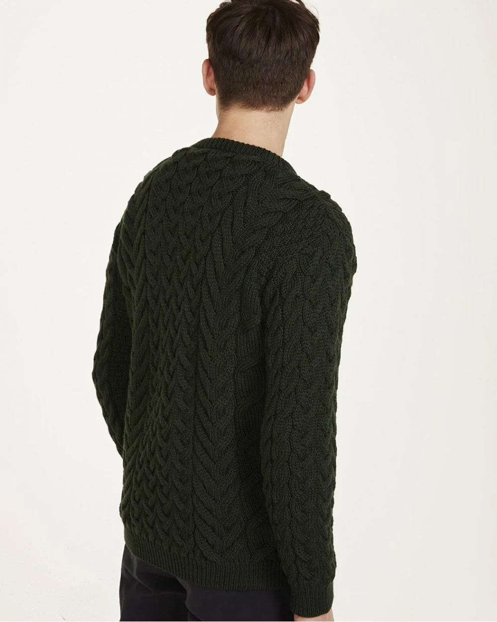 Omey Aran Crew Neck Sweater - Image 17