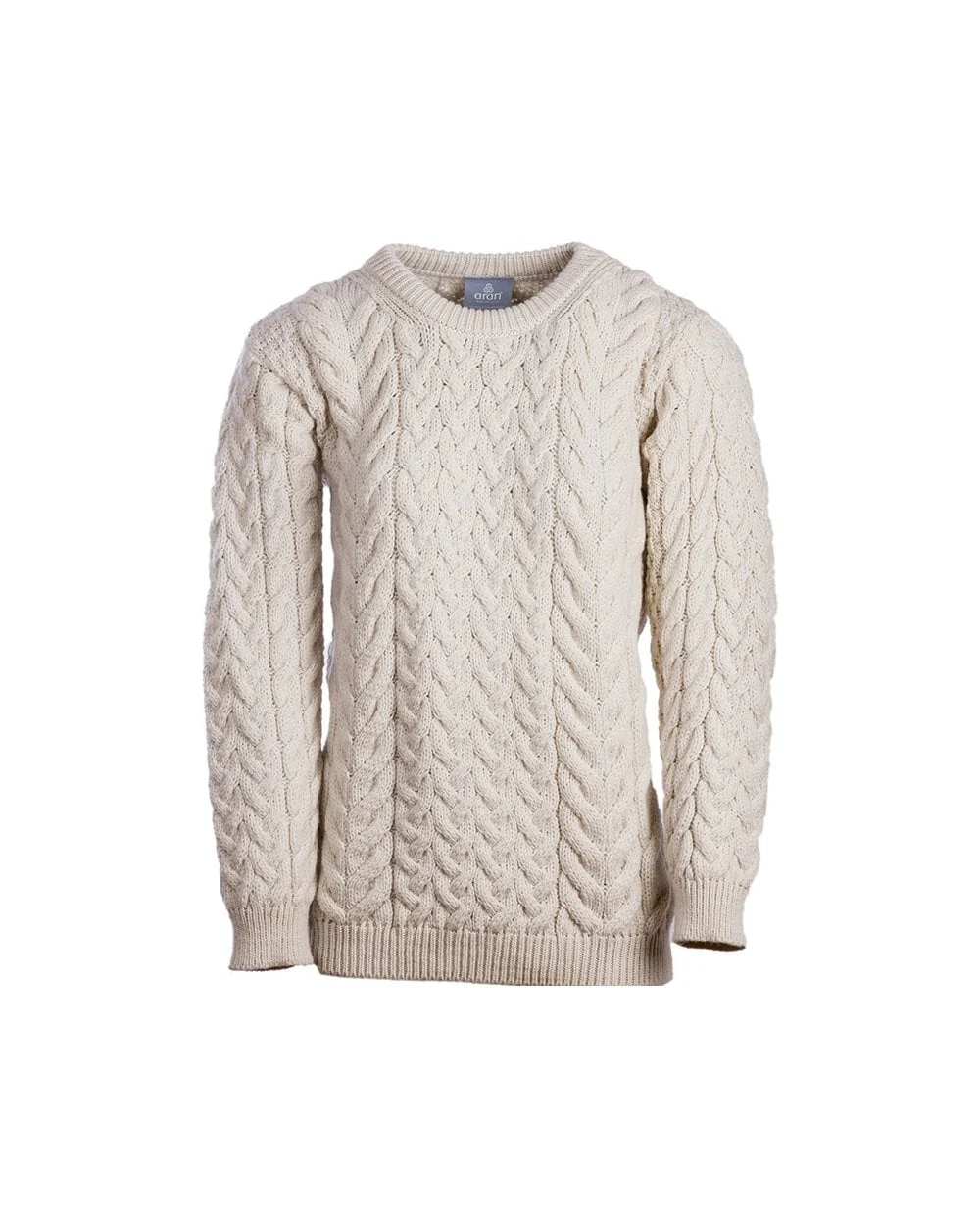 Omey Aran Crew Neck Sweater - Image 5