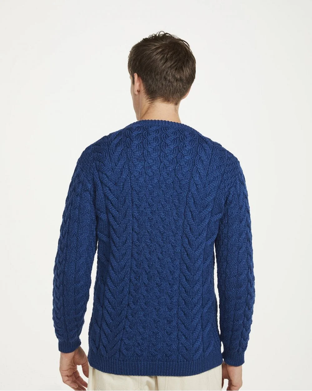 Omey Aran Crew Neck Sweater - Image 7
