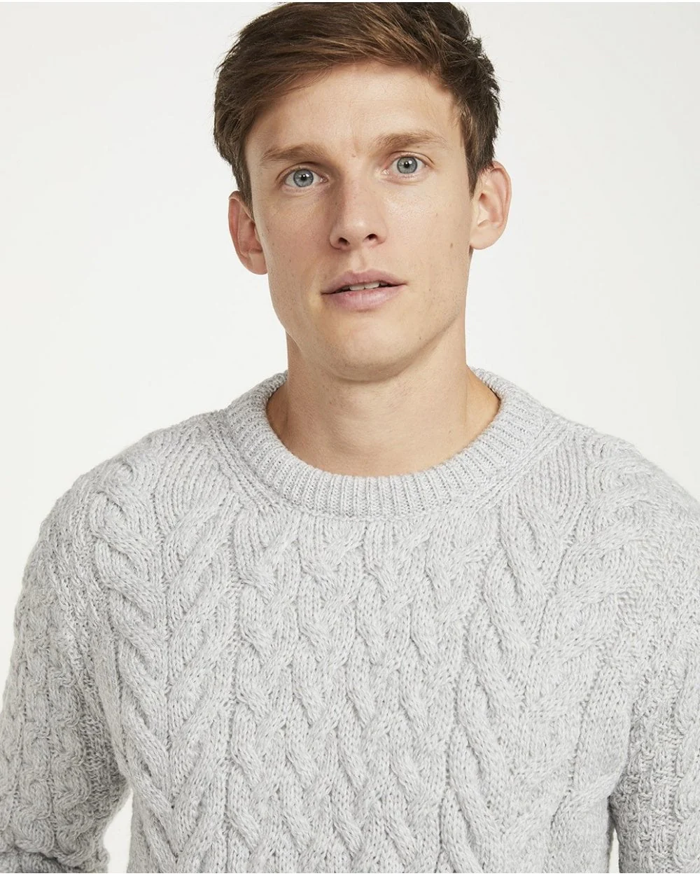 Omey Aran Crew Neck Sweater - Image 8