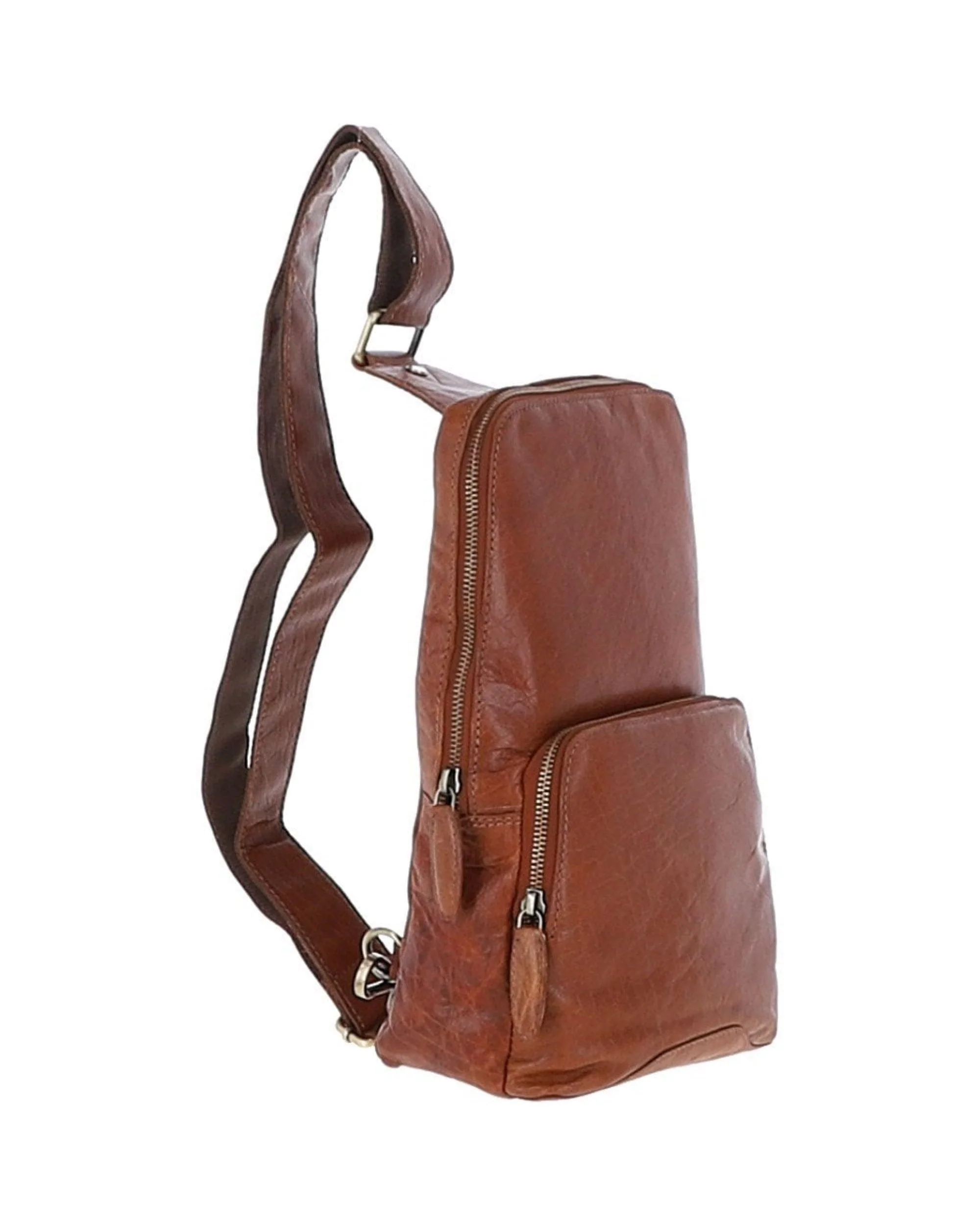 G-39 Leather Sling Bag Honey - Image 4