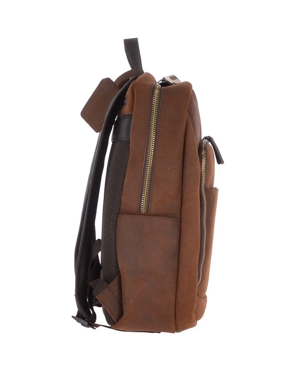 Leather Backpack - Brown - Image 4