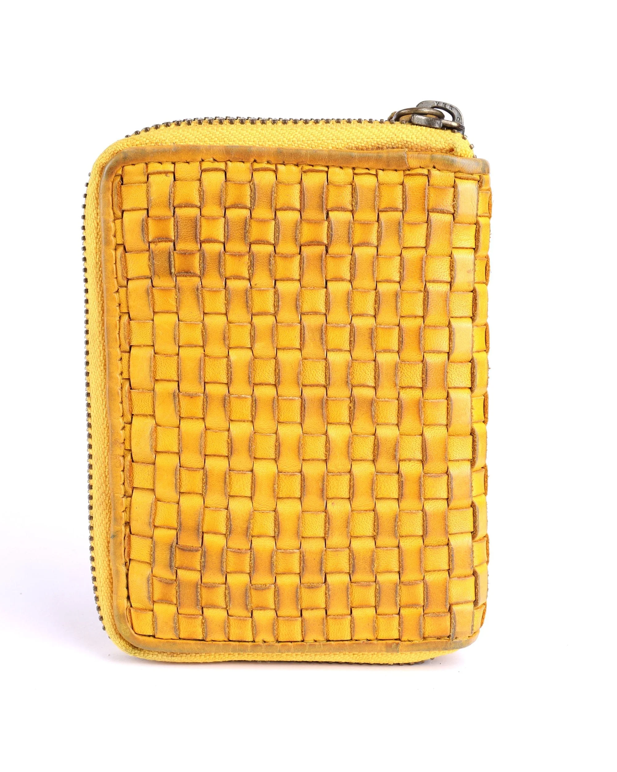 Leather Purse - Yellow - Image 4