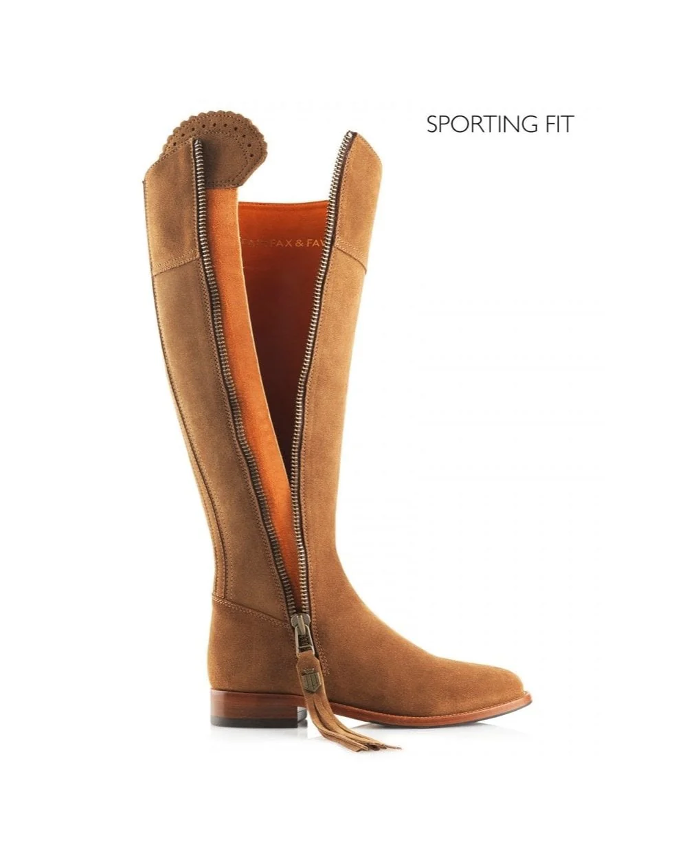 Women's Regina Suede Flat Boots (Sporting Fit) - Image 3