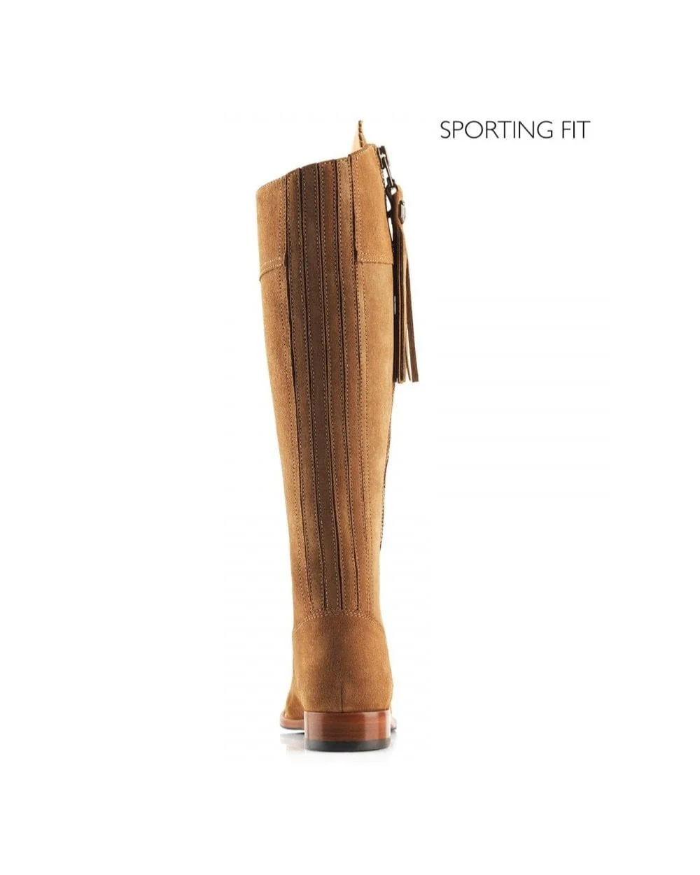 Women's Regina Suede Flat Boots (Sporting Fit) - Image 4