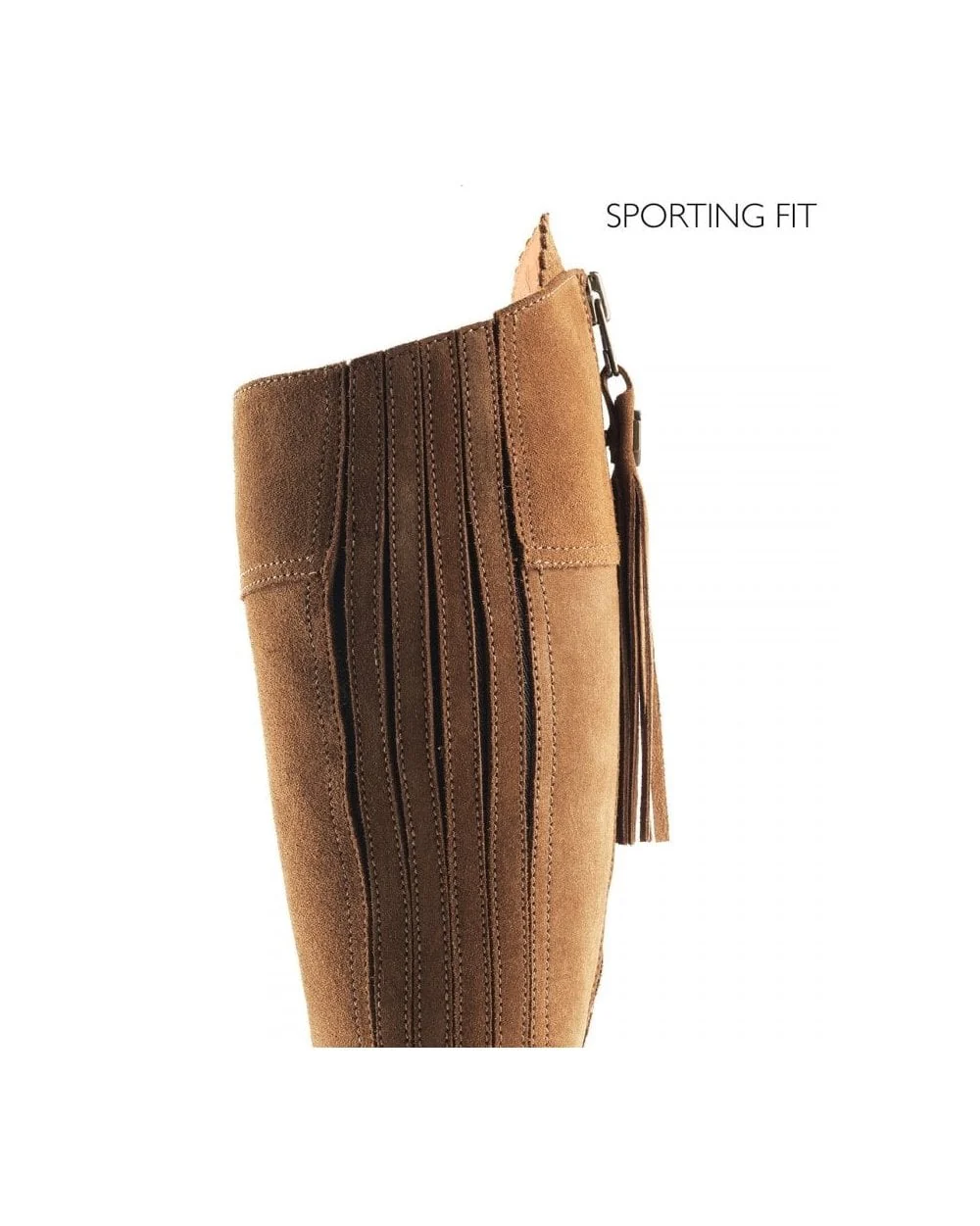 Women's Regina Suede Flat Boots (Sporting Fit) - Image 5