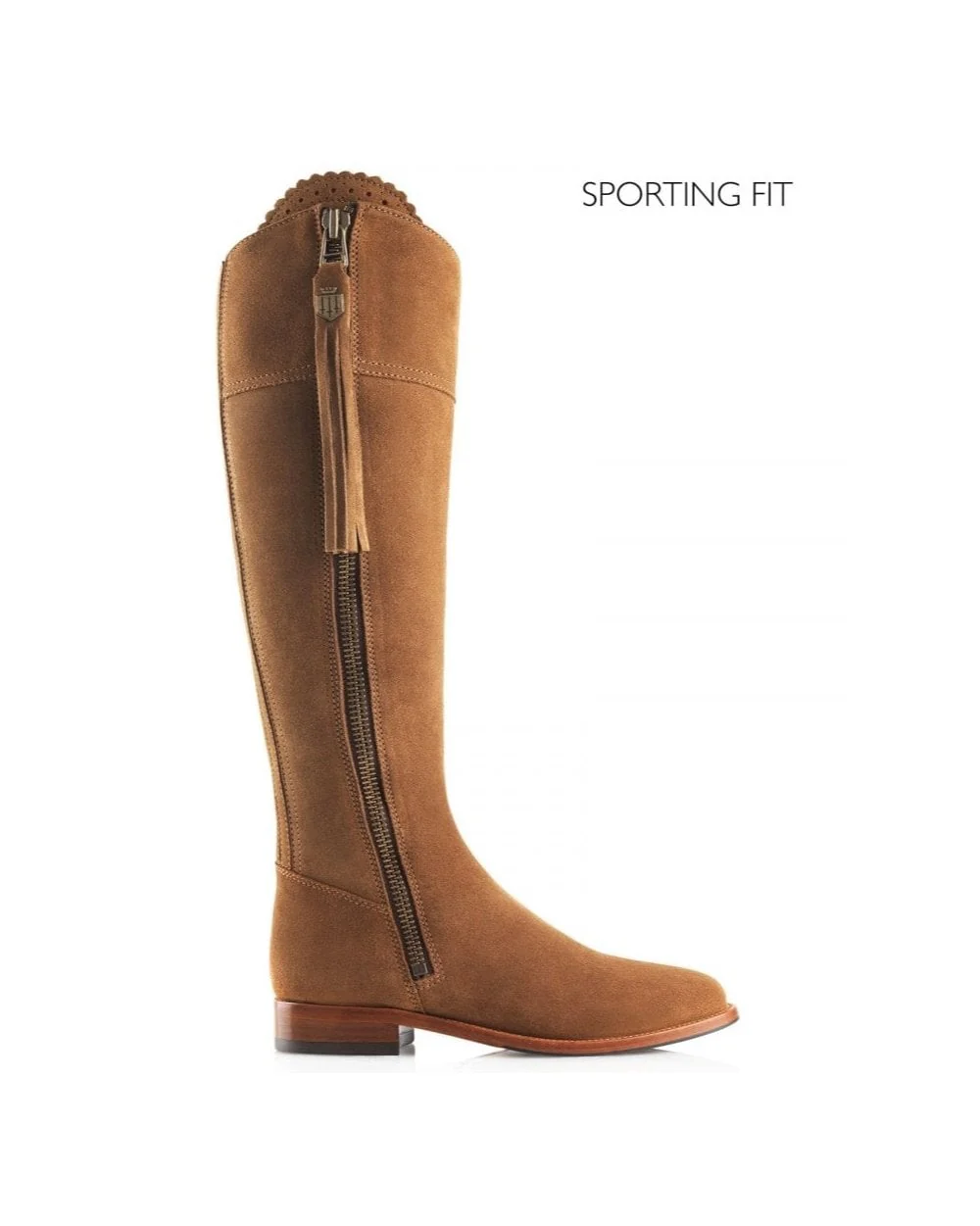 Women's Regina Suede Flat Boots (Sporting Fit) - Image 7