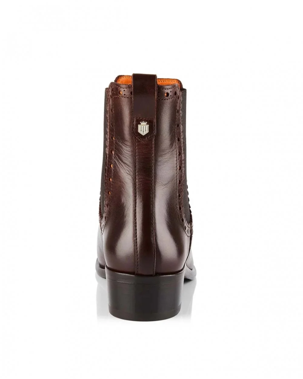 Leather Brogued Chelsea Boot - Image 4