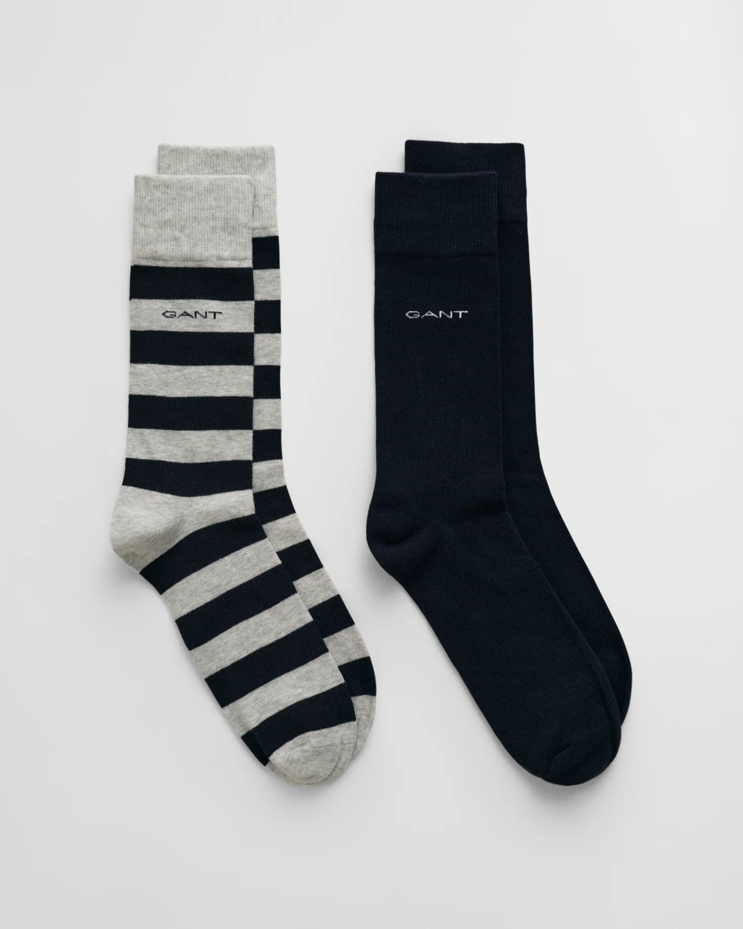 2-Pack Barstripe & Solid Socks - Image 4