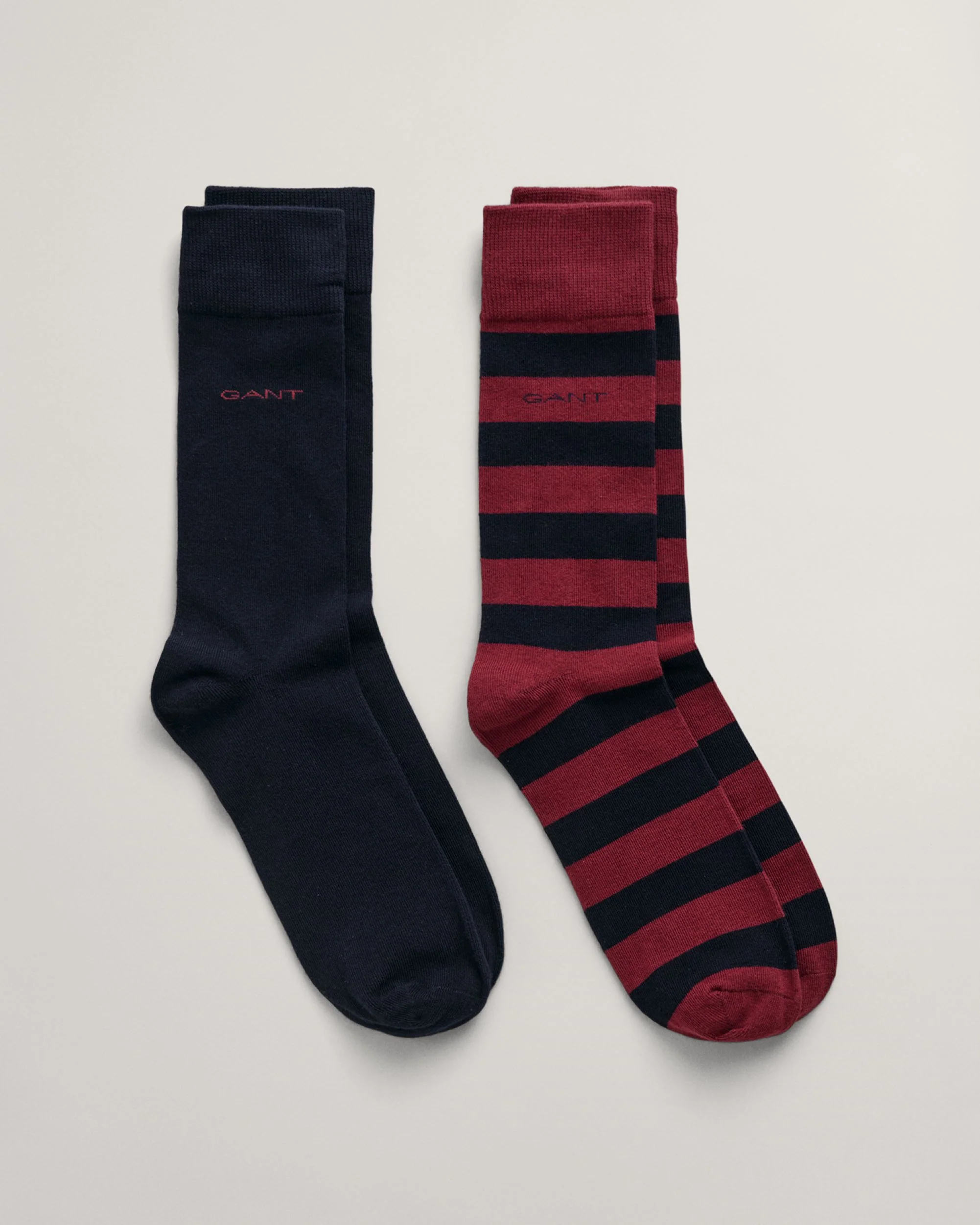 2-Pack Barstripe & Solid Socks - Image 5
