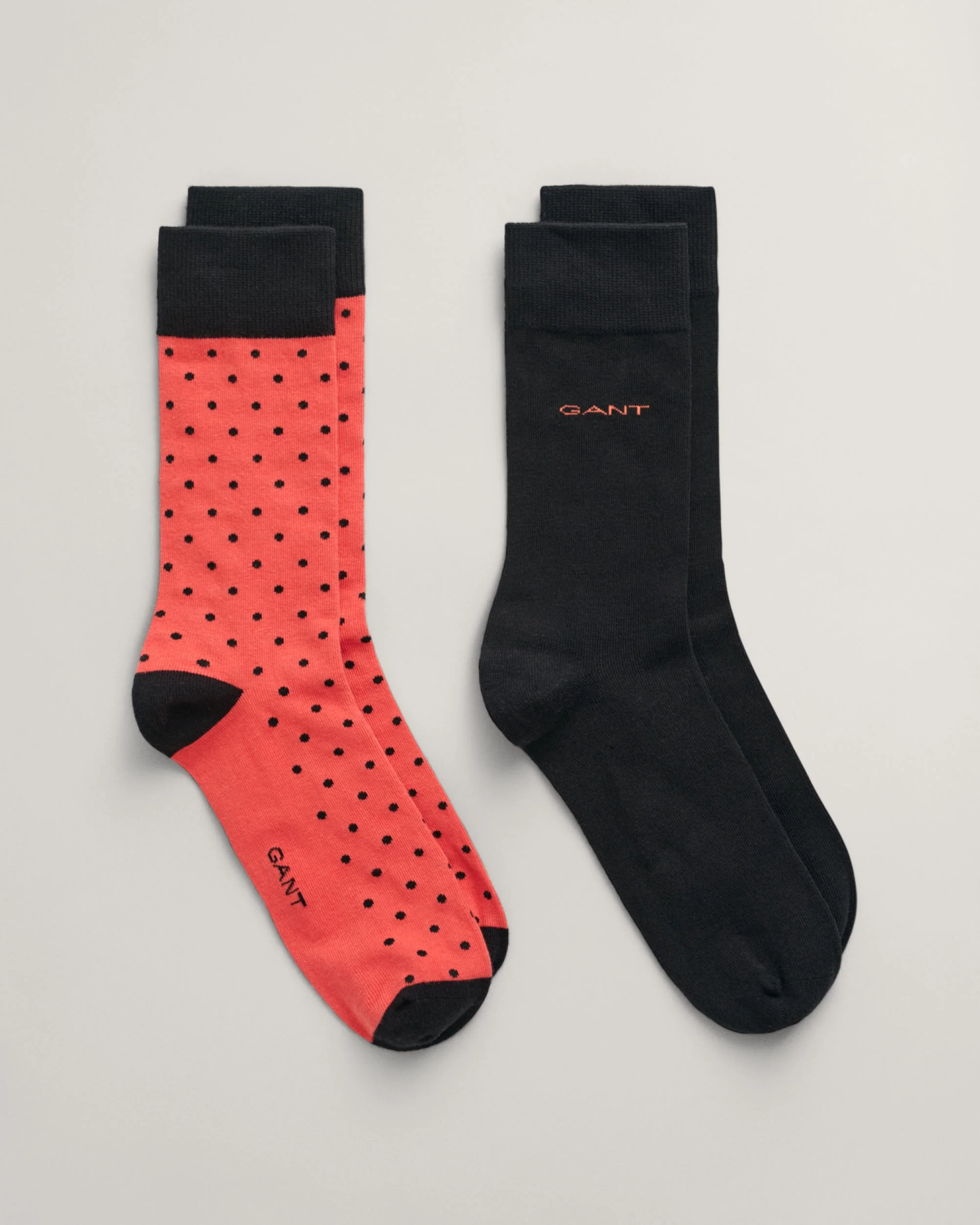 2-Pack Dot & Solid Socks - Image 3