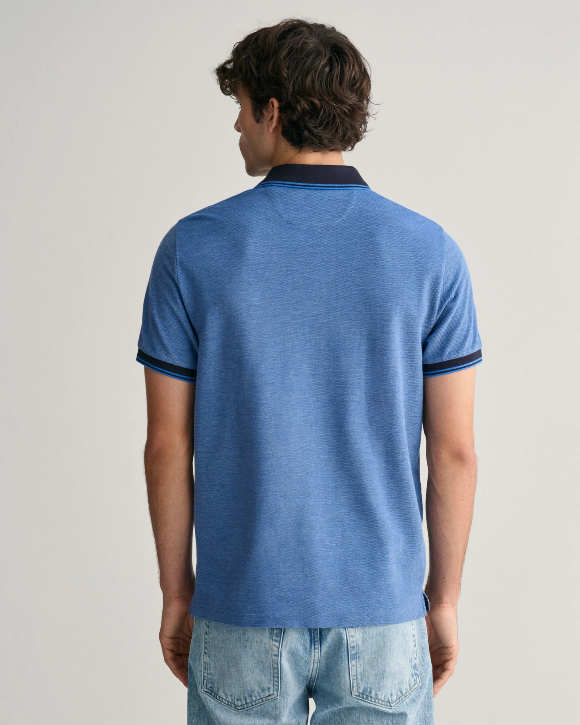 4-Color Oxford Piqué Polo Shirt - Image 3