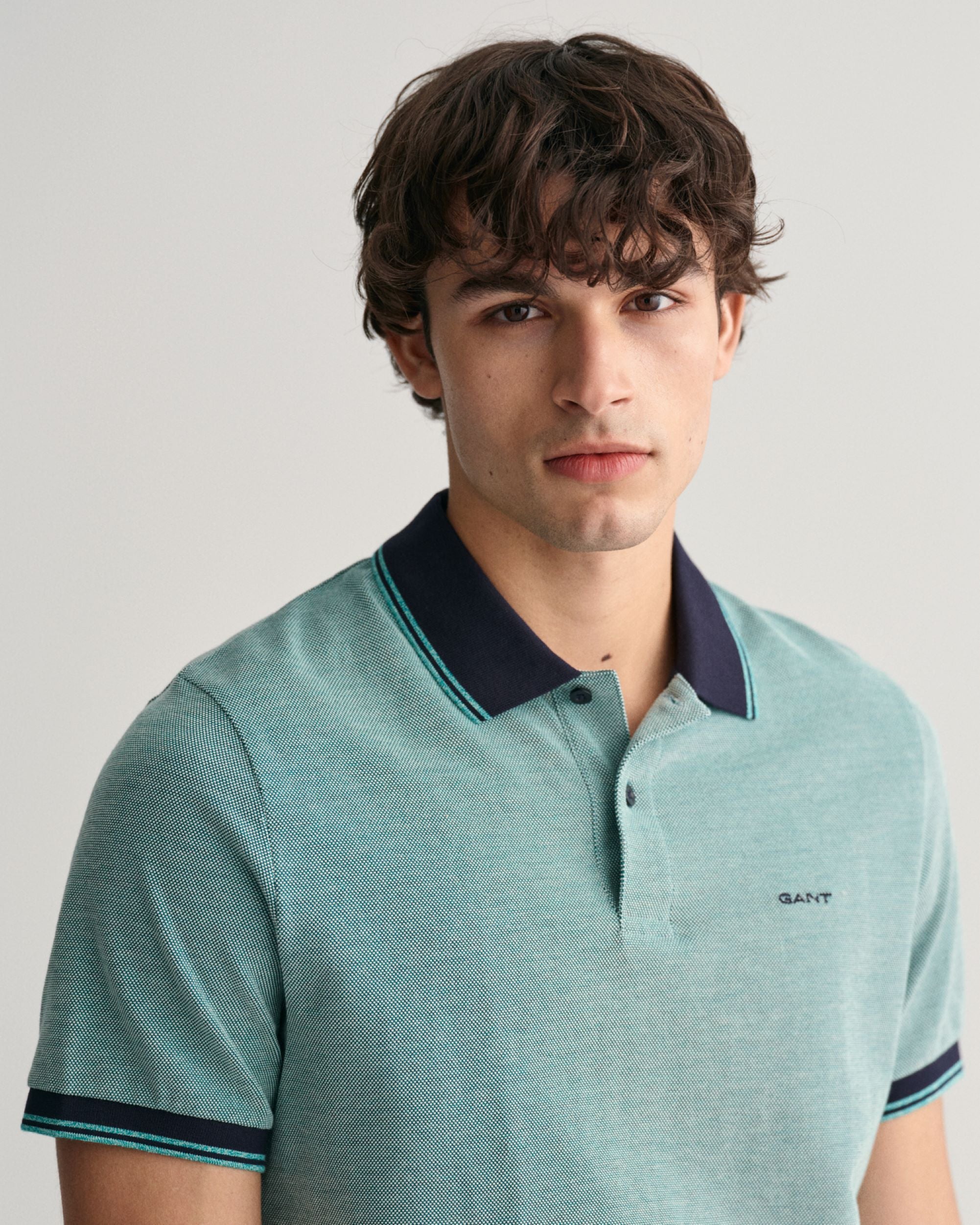 4-Color Oxford Piqué Polo Shirt - Image 7