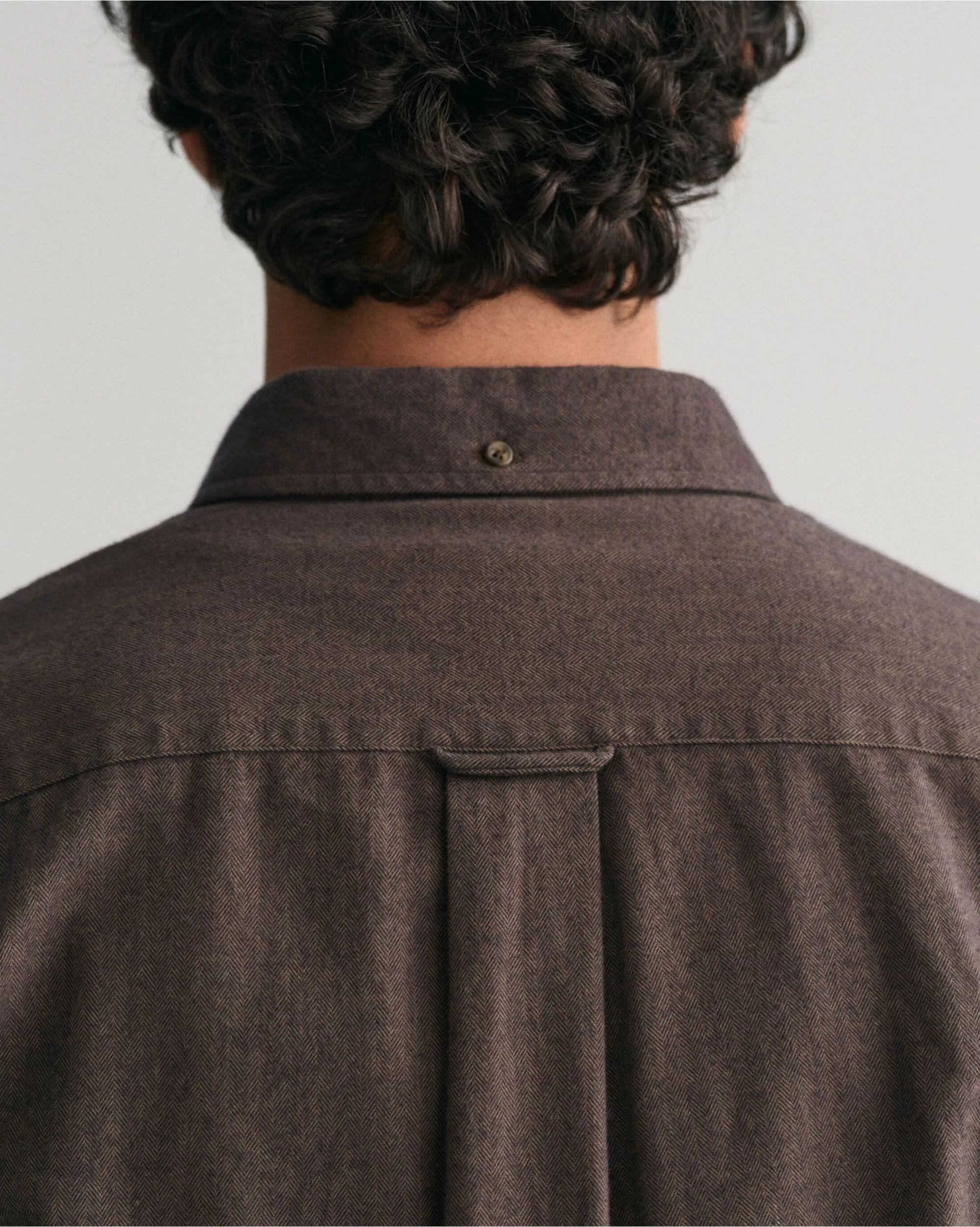 Regular Fit Herringbone Flannel Shirt - Image 9