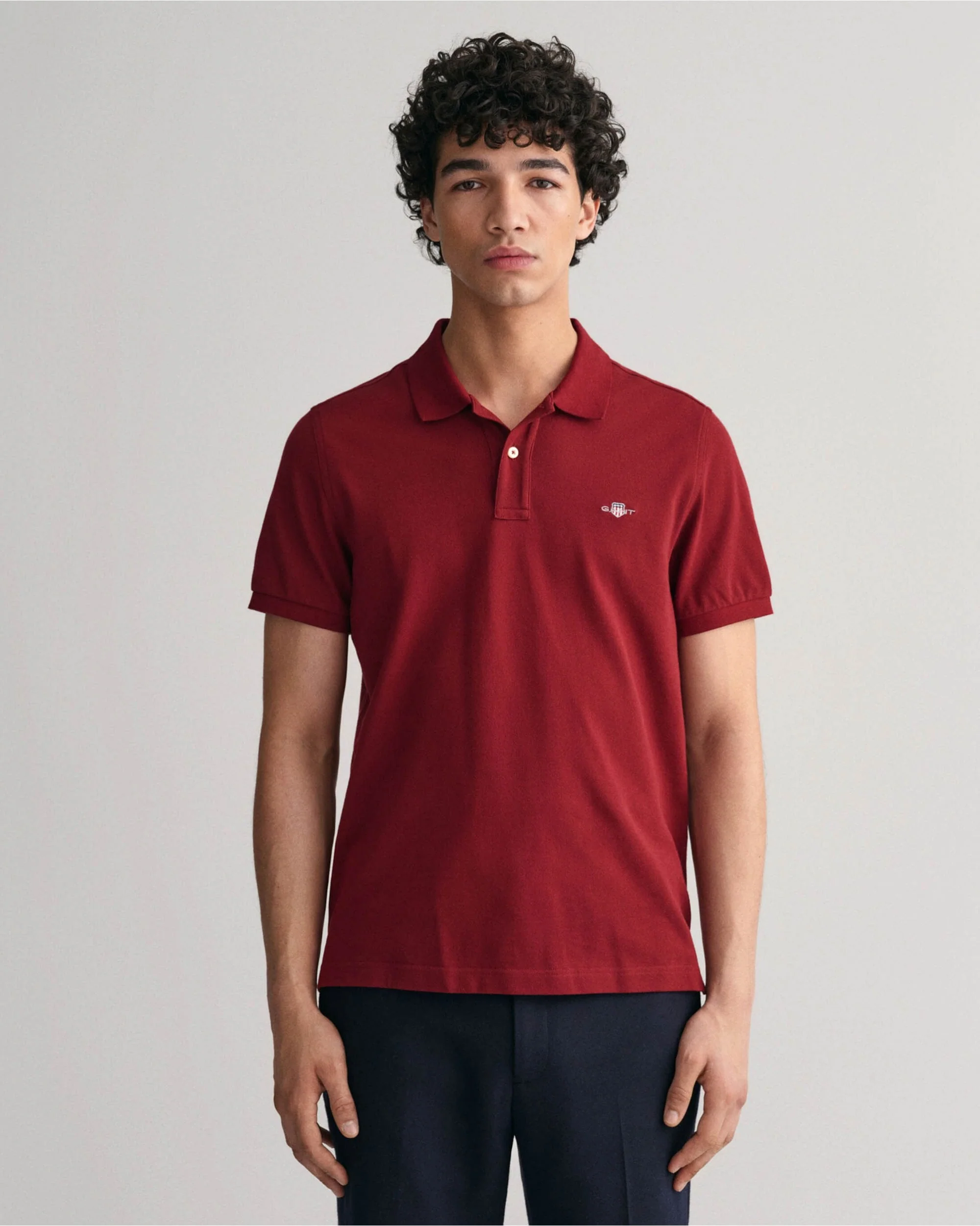Regular Fit Shield Pique Polo Shirt - Image 10