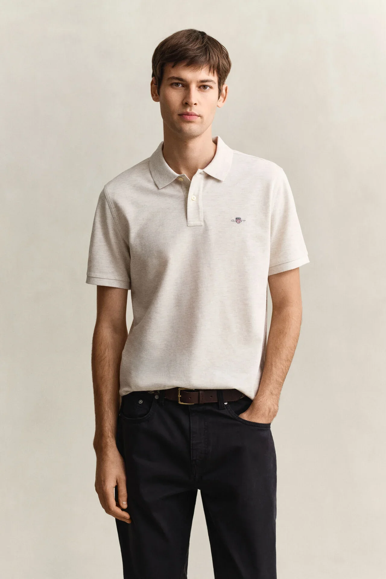 Regular Fit Shield Pique Polo Shirt - Image 24