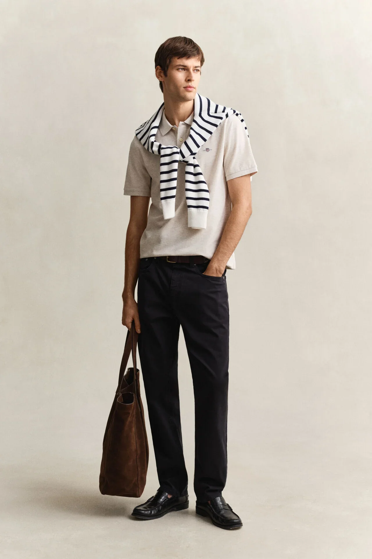 Regular Fit Shield Pique Polo Shirt - Image 29