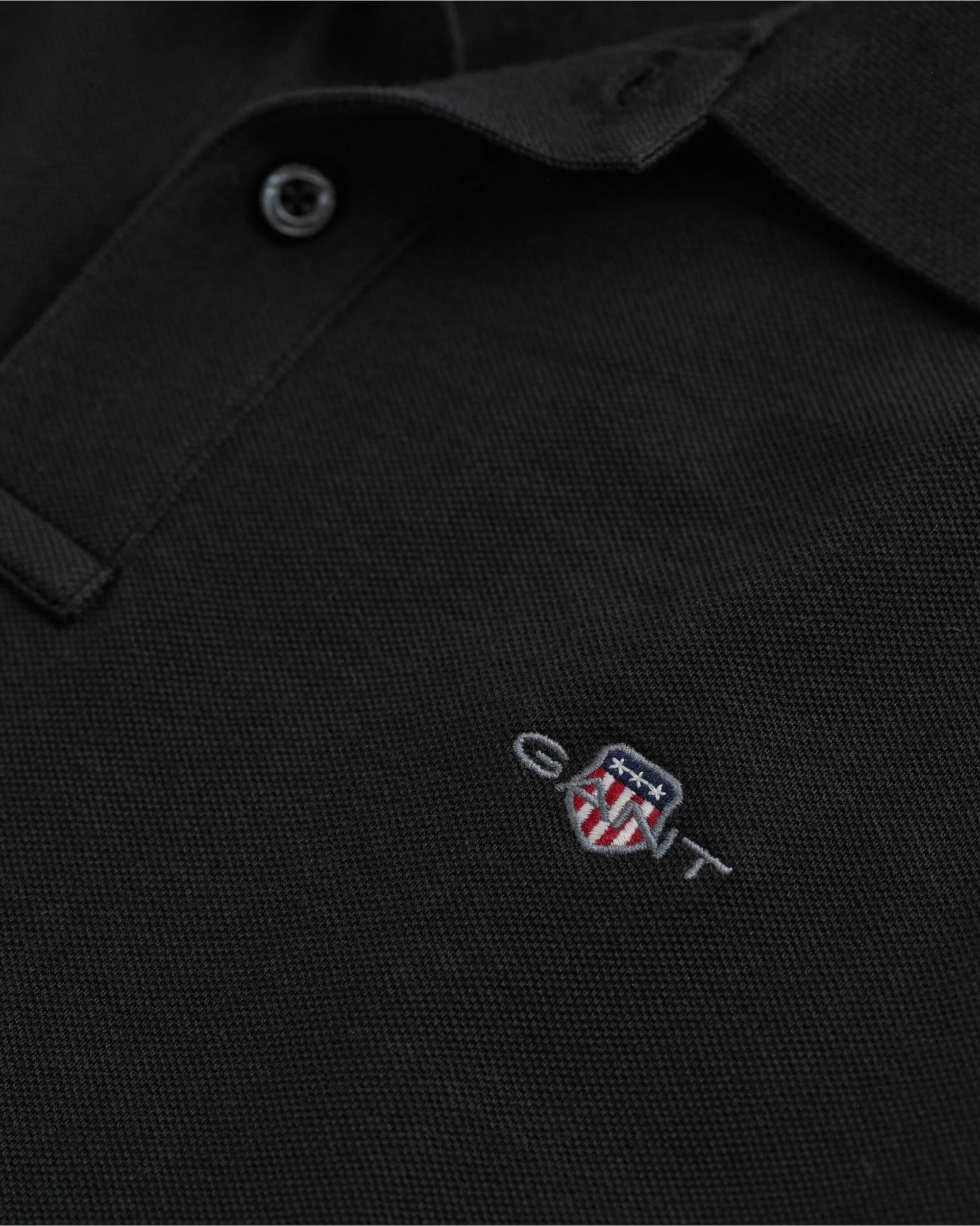 Regular Fit Shield Pique Polo Shirt - Image 3
