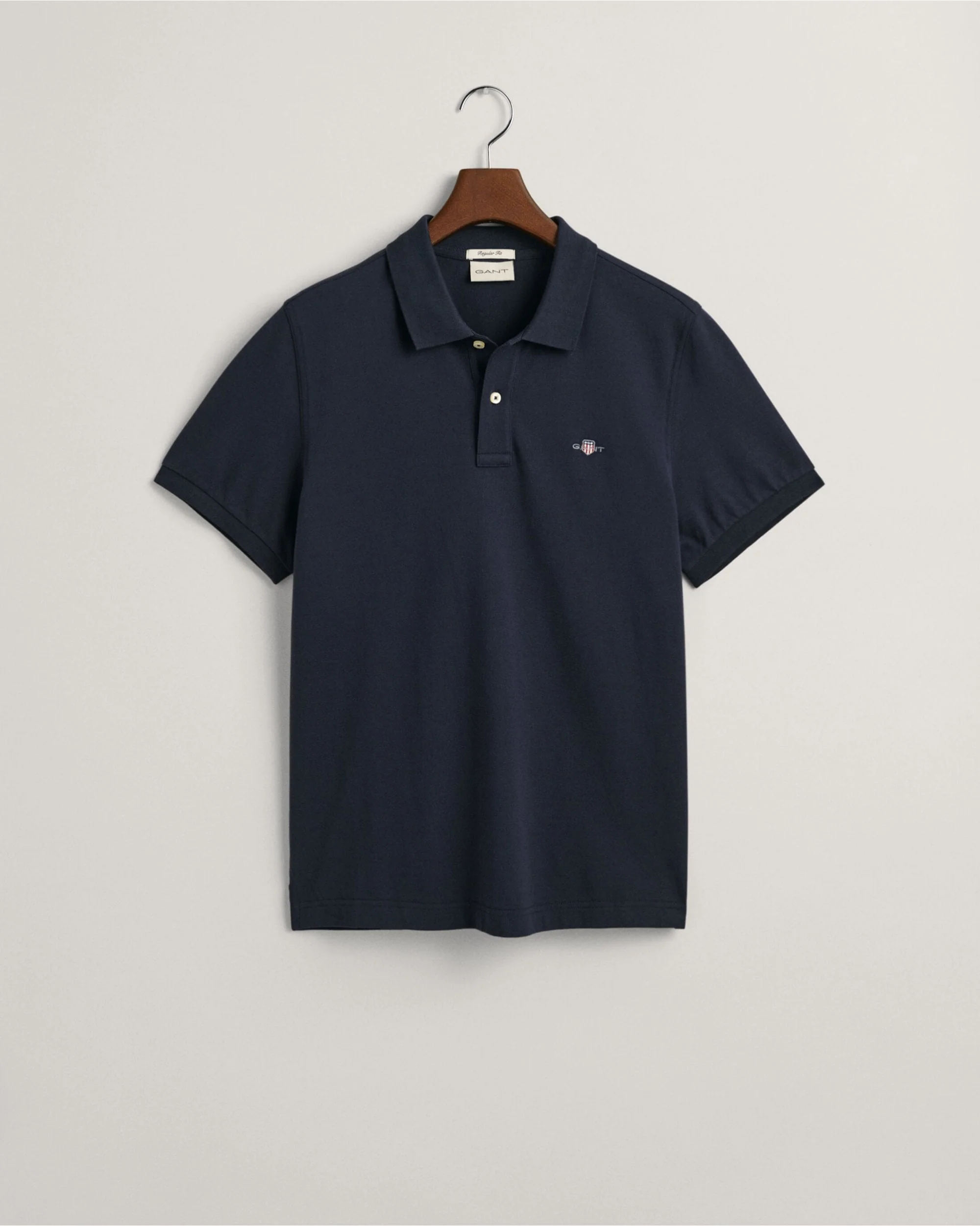 Regular Fit Shield Pique Polo Shirt - Image 4