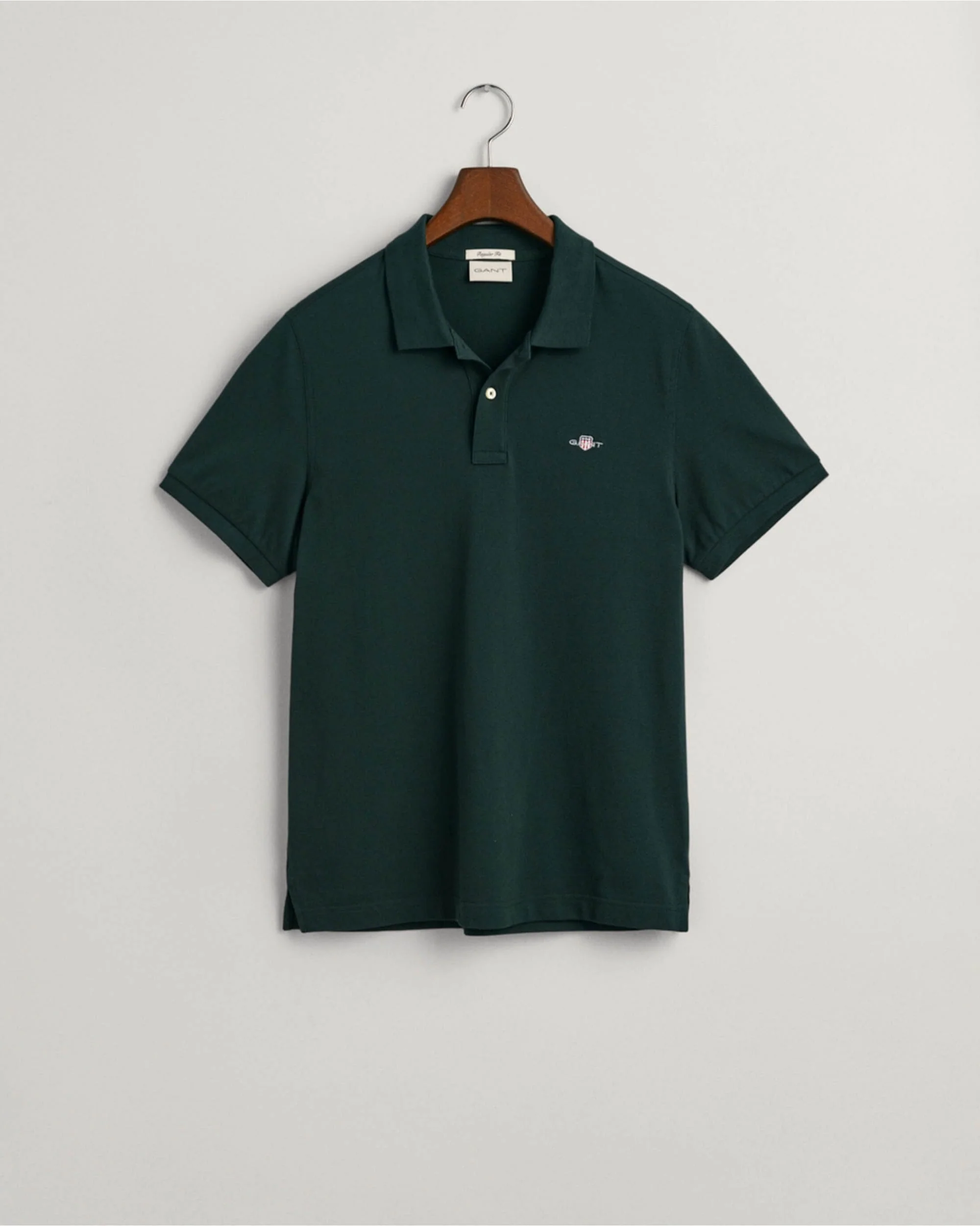 Regular Fit Shield Pique Polo Shirt - Image 6