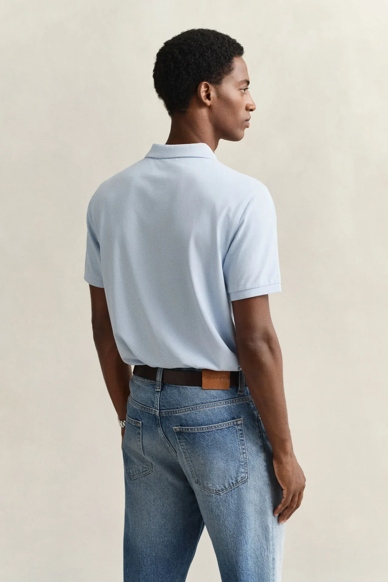 Regular Fit Shield Pique Polo Shirt - Image 35