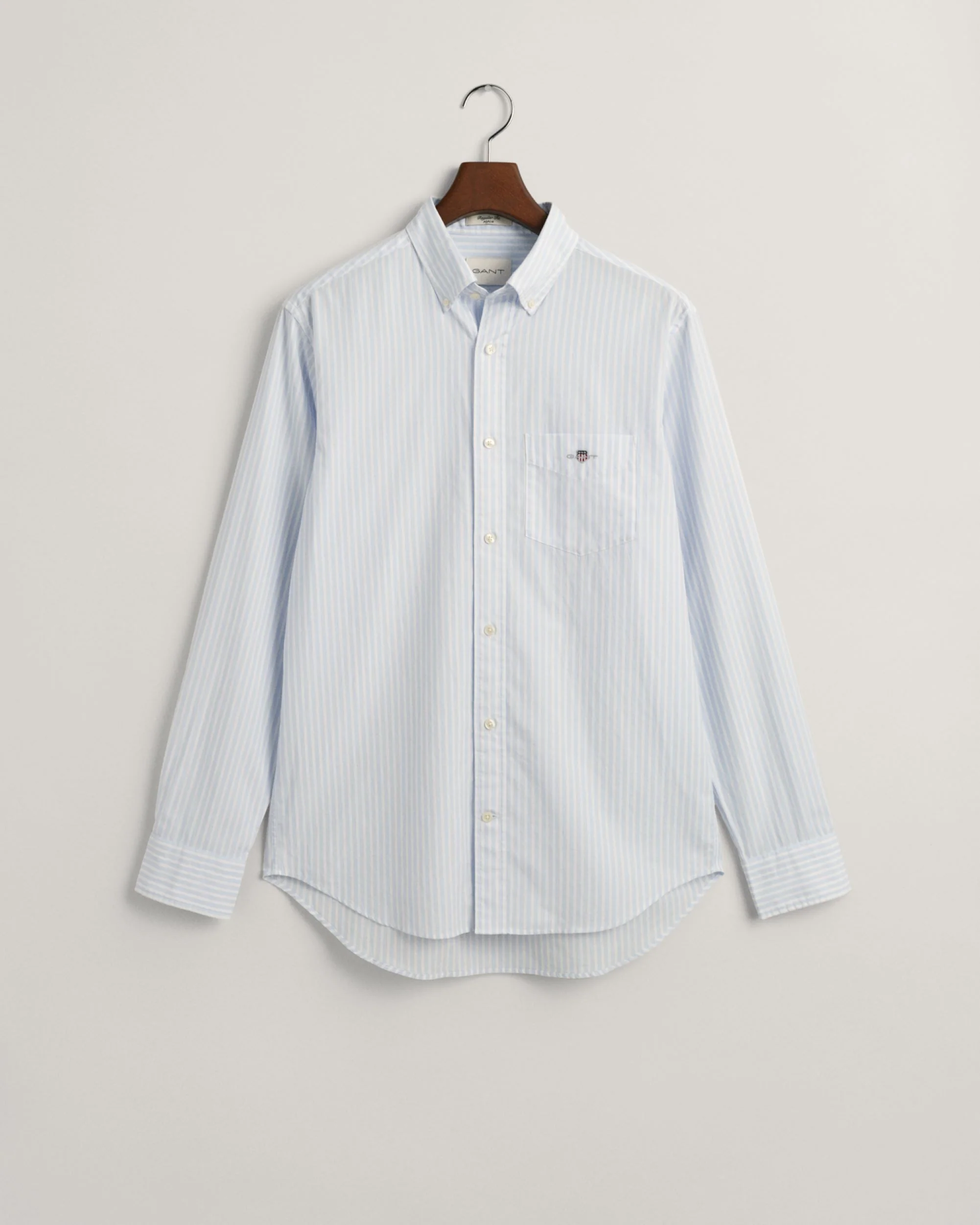 Regular Fit Striped Poplin Shirt - Image 13