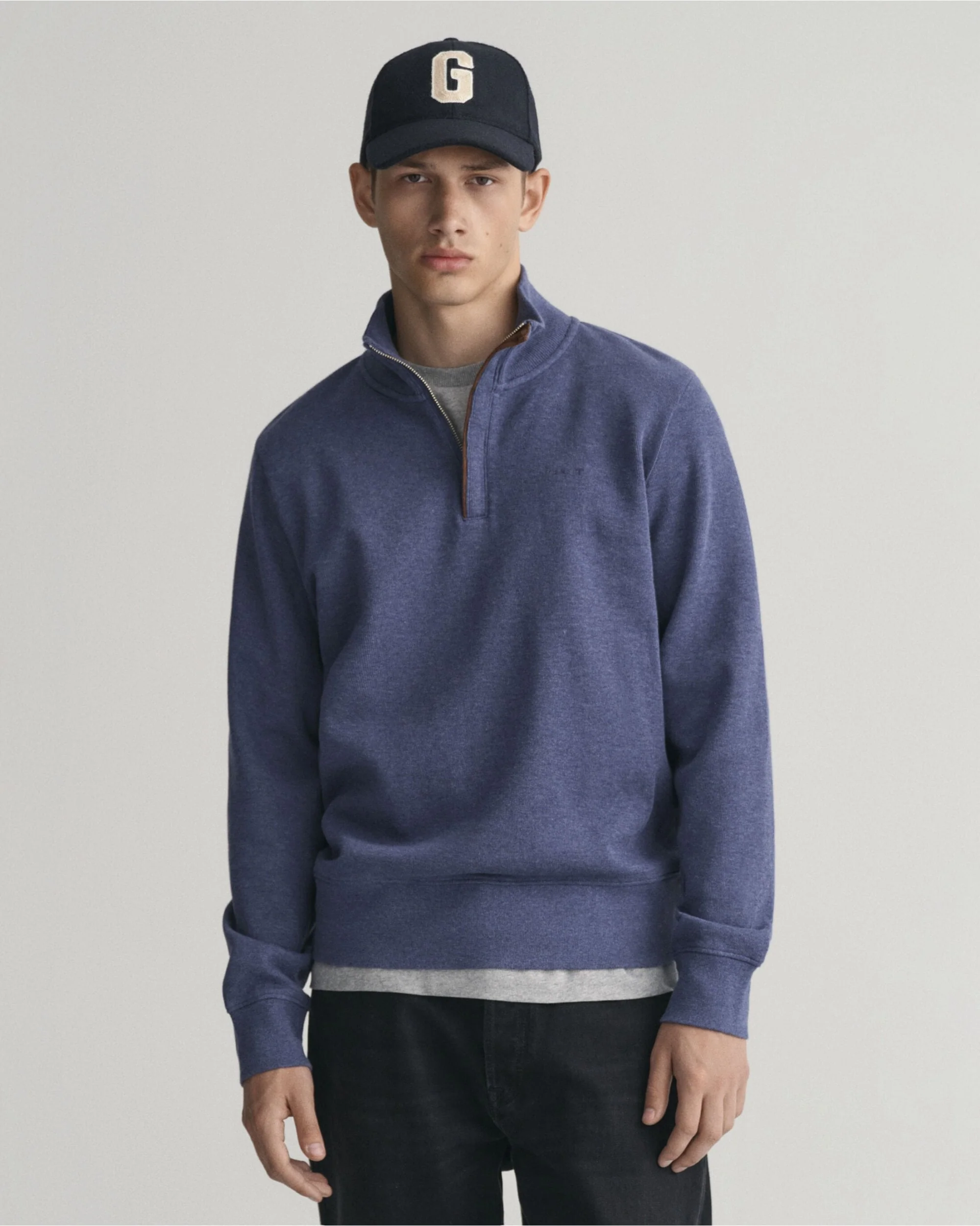 Sacker Rib Half-Zip Sweatshirt - Image 17