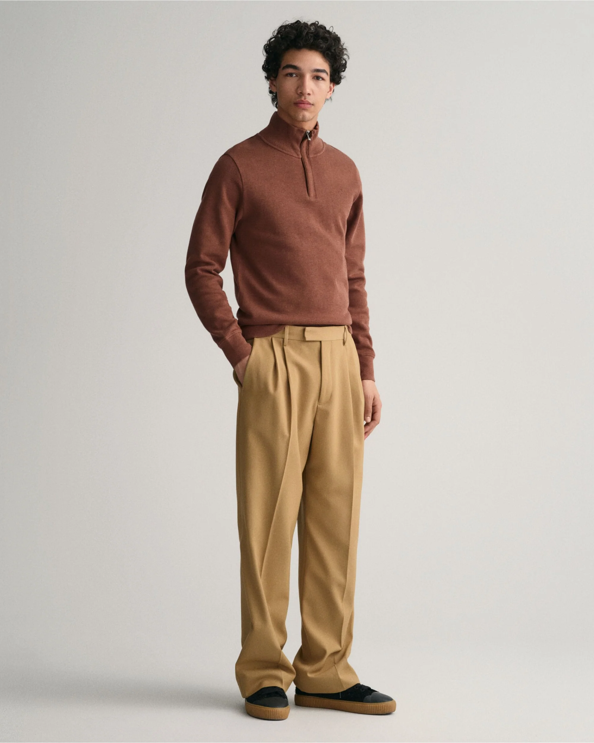 Sacker Rib Half-Zip Sweatshirt - Image 6