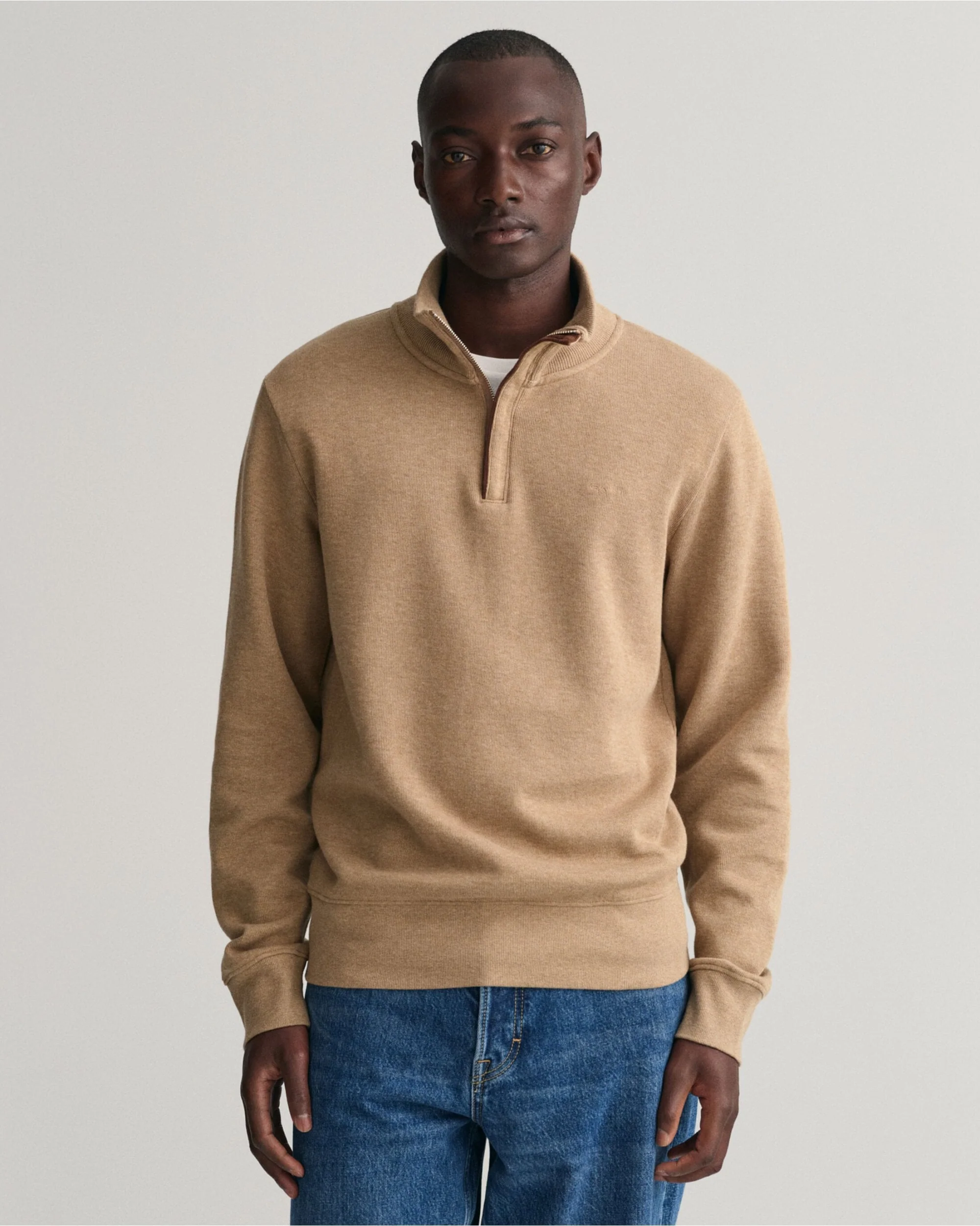 Sacker Rib Half-Zip Sweatshirt - Image 7