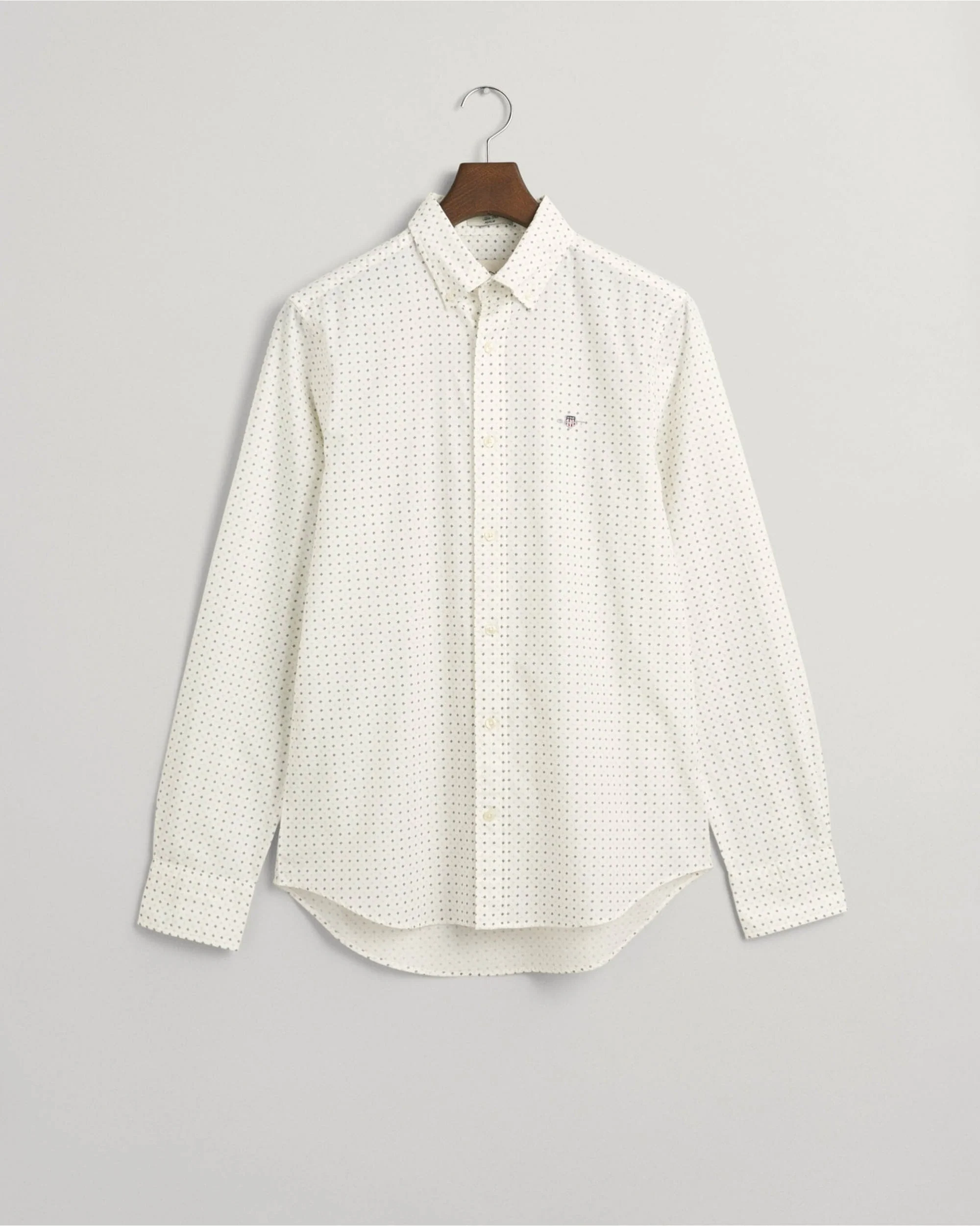 Slim Fit Micro Print Shirt - Image 5