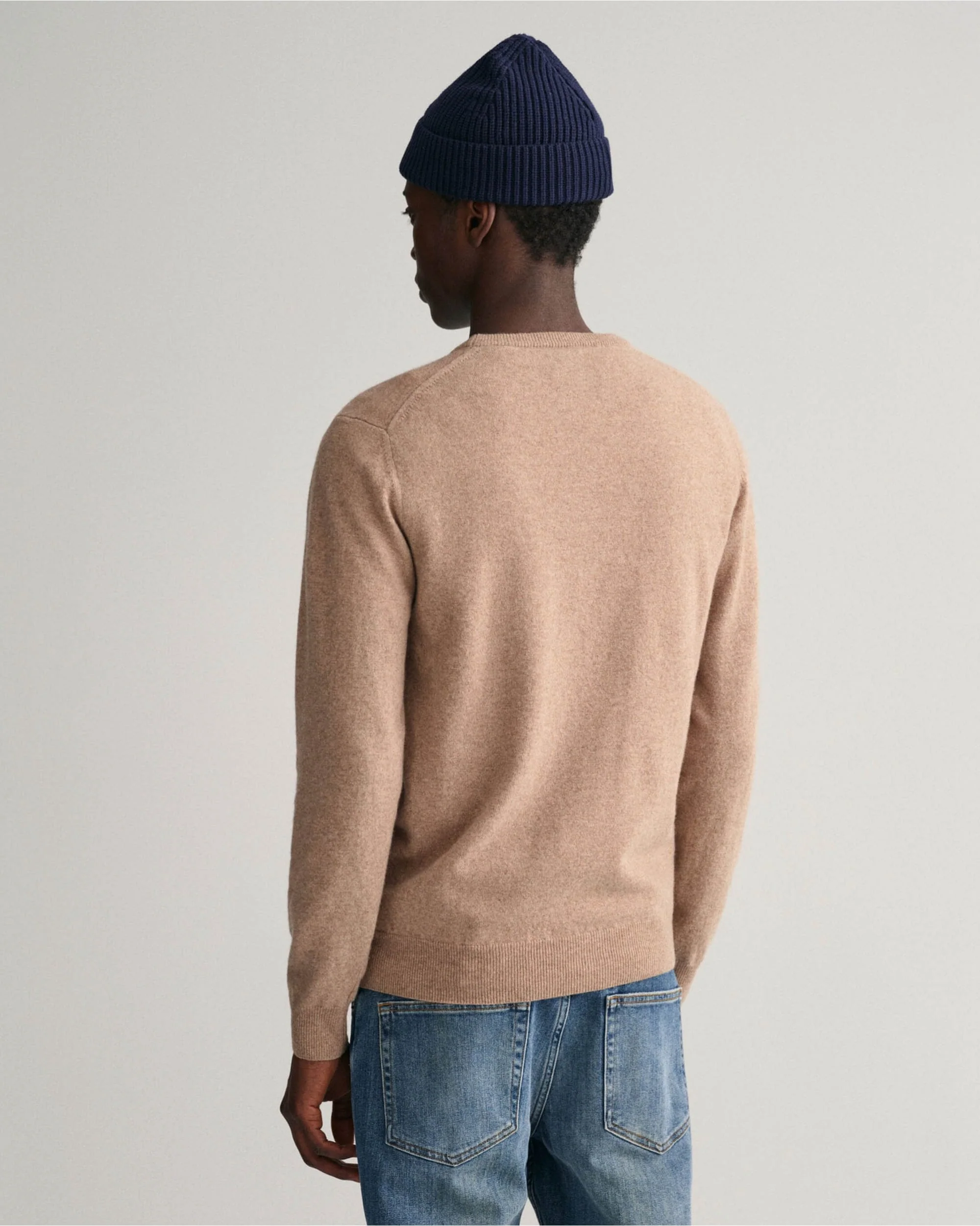 Superfine Lambswool Crew Neck Sweater - Image 10