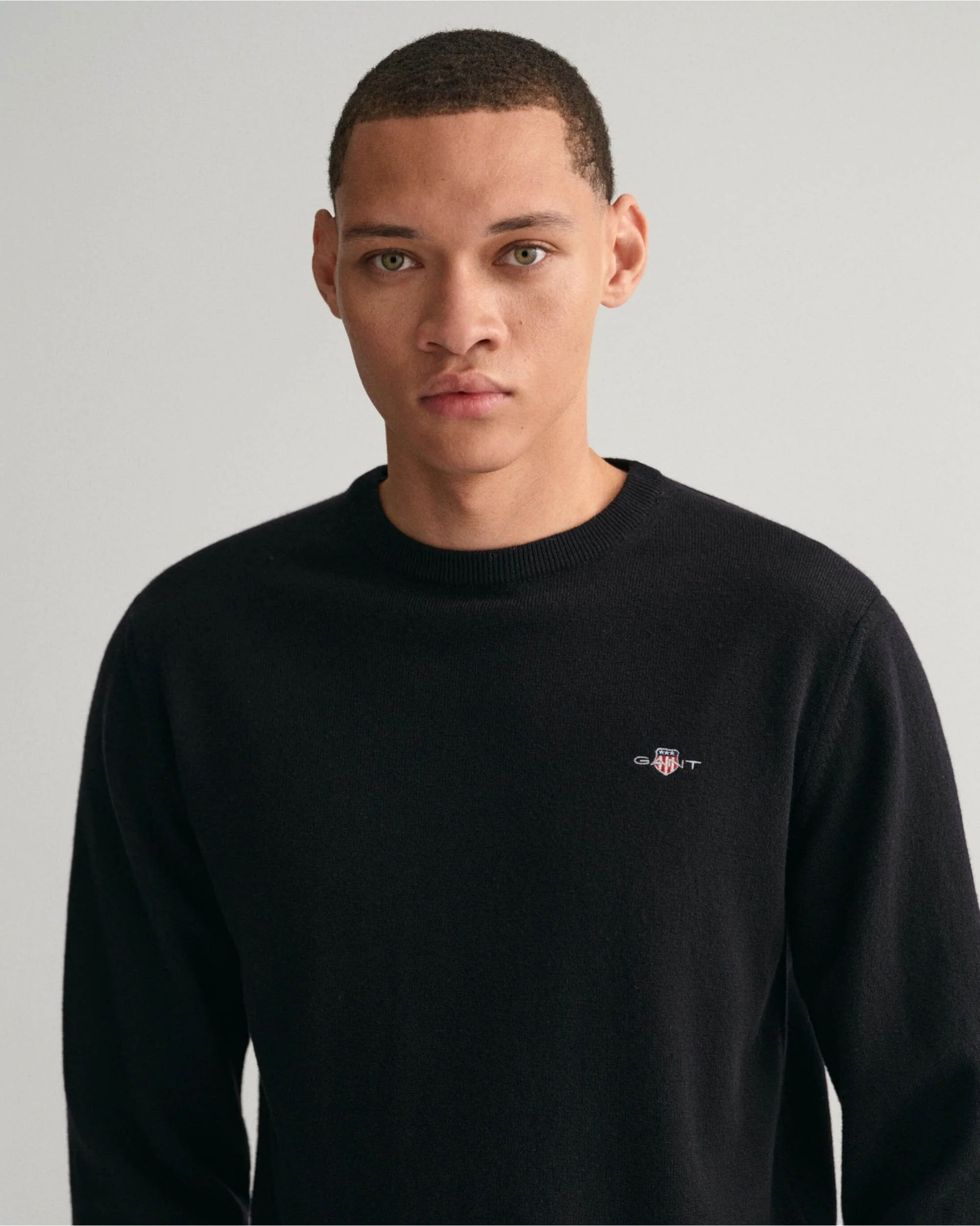 Superfine Lambswool Crew Neck Sweater - Image 3
