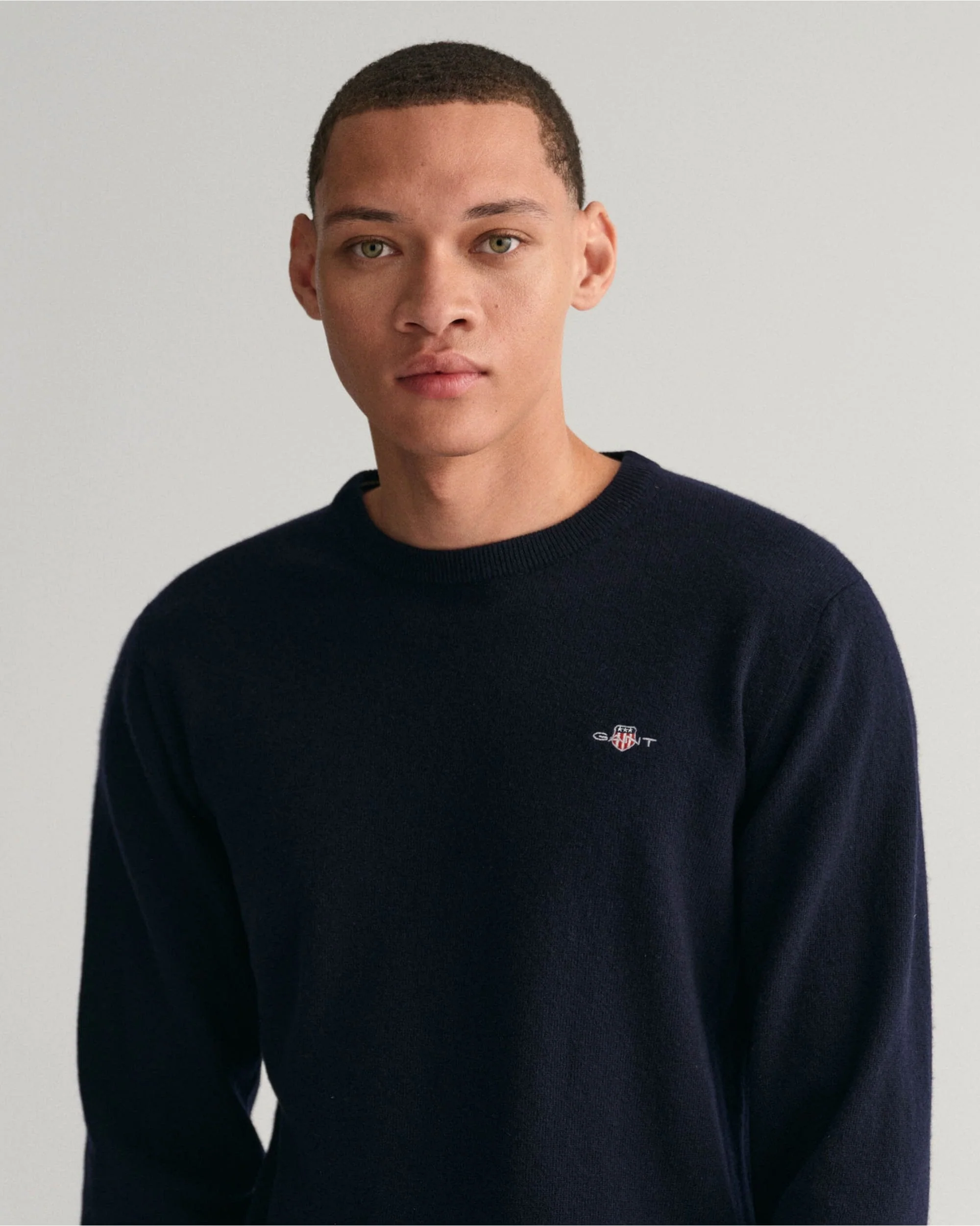 Superfine Lambswool Crew Neck Sweater - Image 5