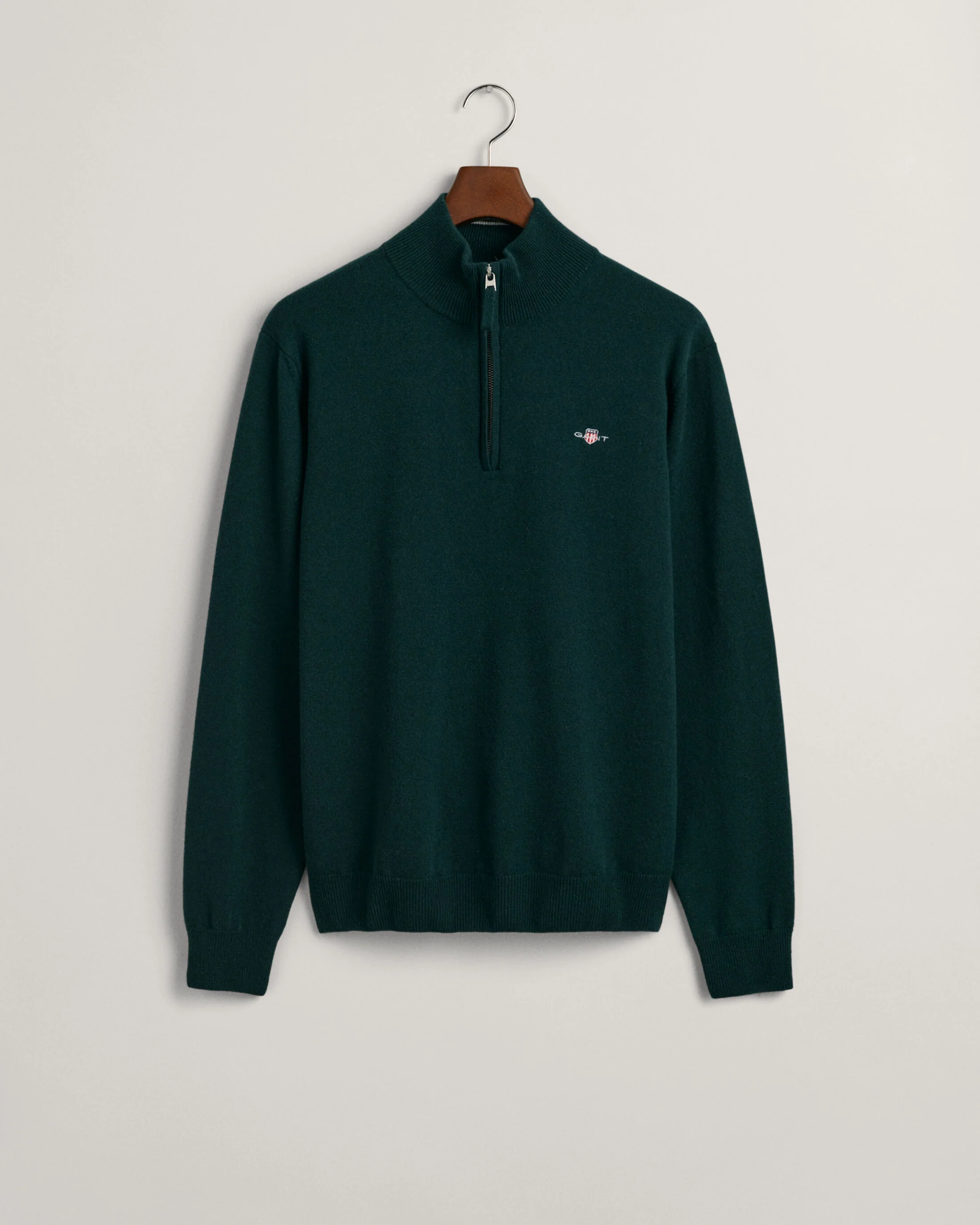 Superfine Lambswool Half-Zip Sweater - Image 13