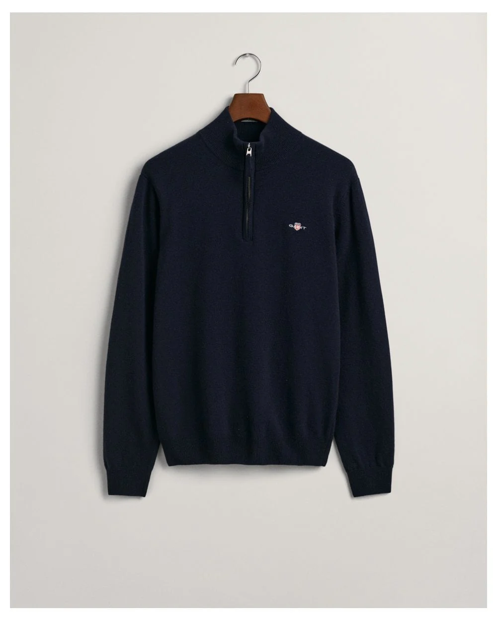 Superfine Lambswool Half-Zip Sweater - Image 3